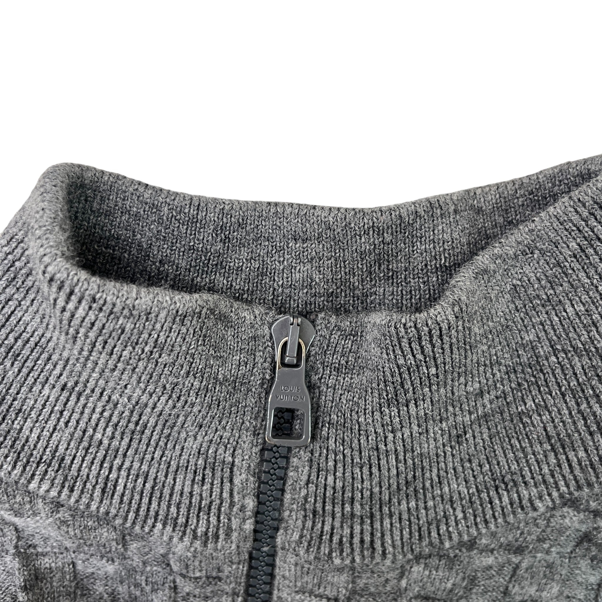 Men's Damier Cardigan Grey Size L