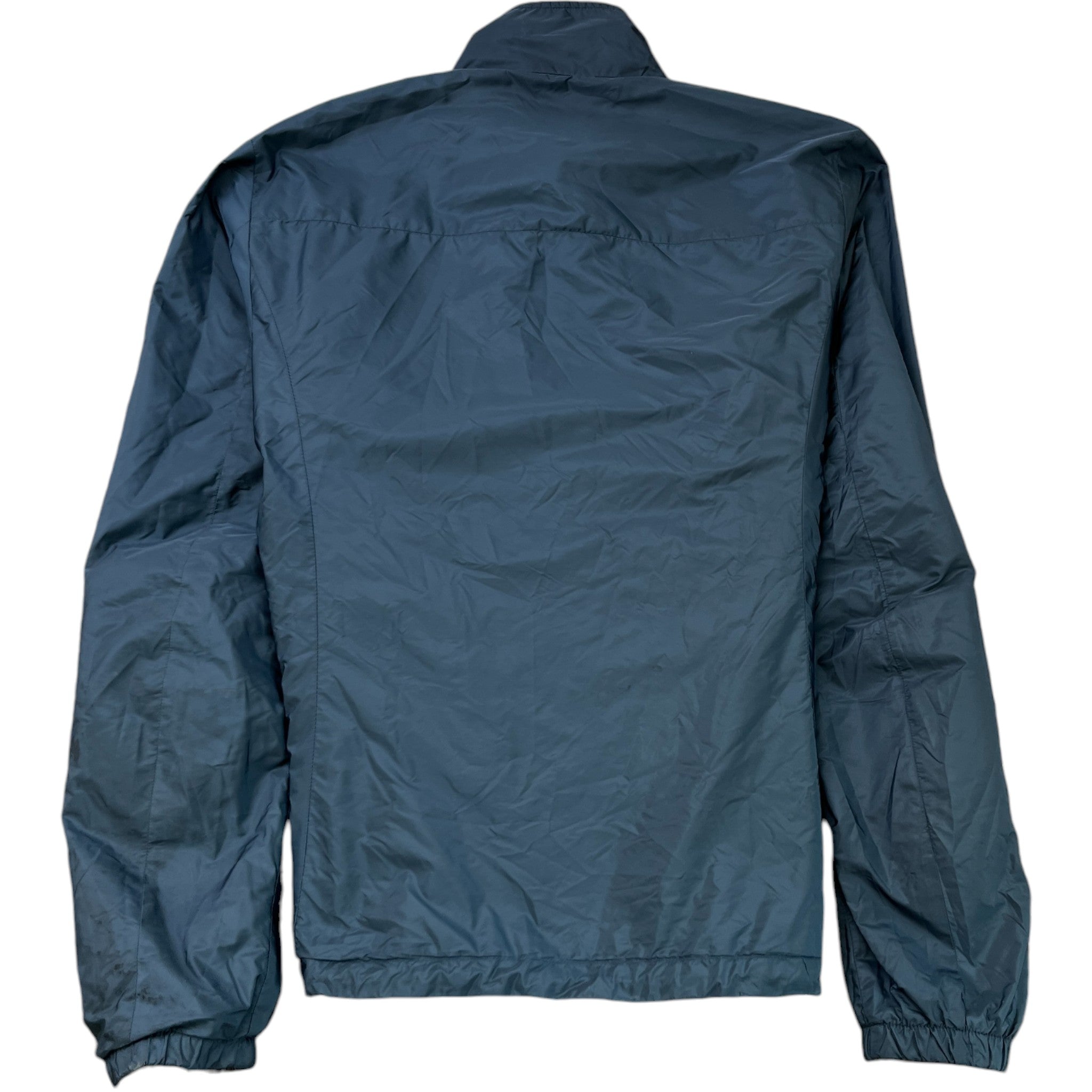 Men's Plaque Logo Reversible Windbreaker Blue Size IT 54 / XXL