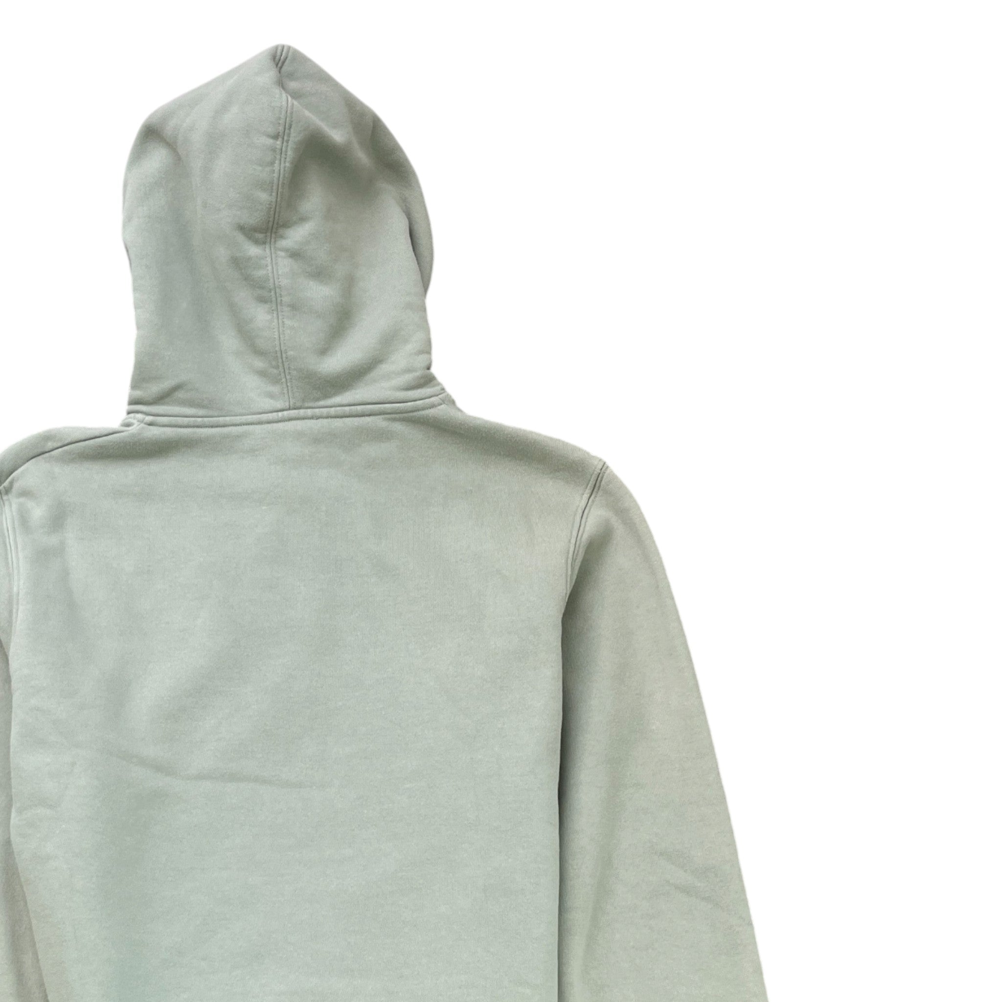 Men's Embroidered Icon Logo Hoodie Green Size XS