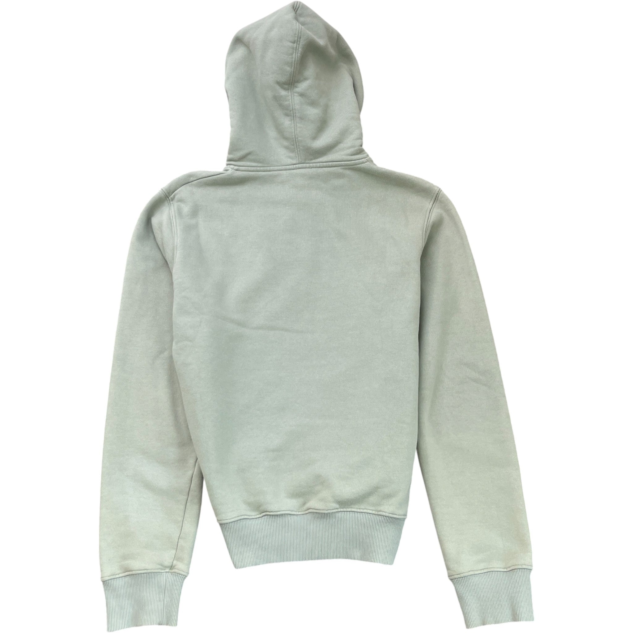 Men's Embroidered Icon Logo Hoodie Green Size XS