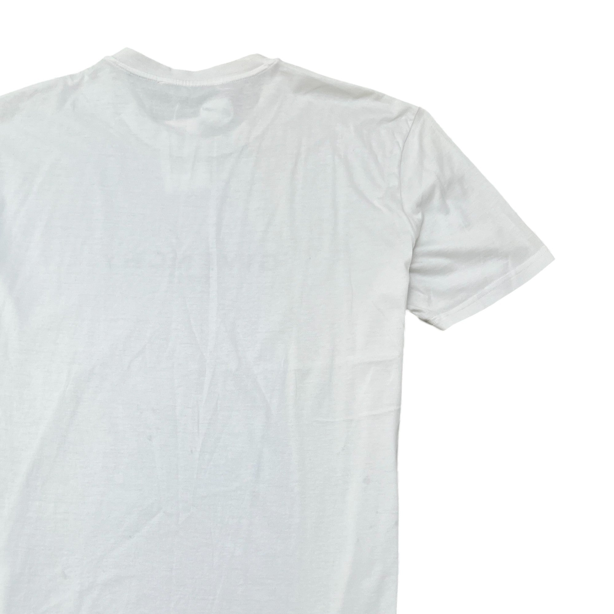 Men's Reverse Logo T-Shirt White Size XXL