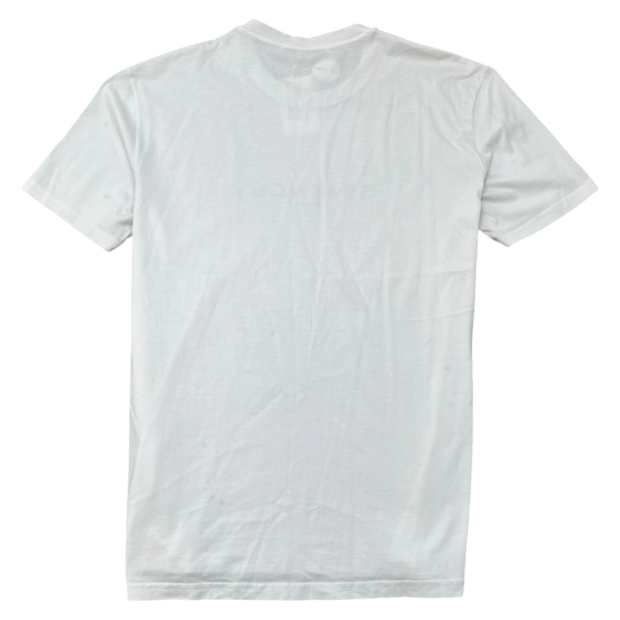 Men's Reverse Logo T-Shirt White Size XXL