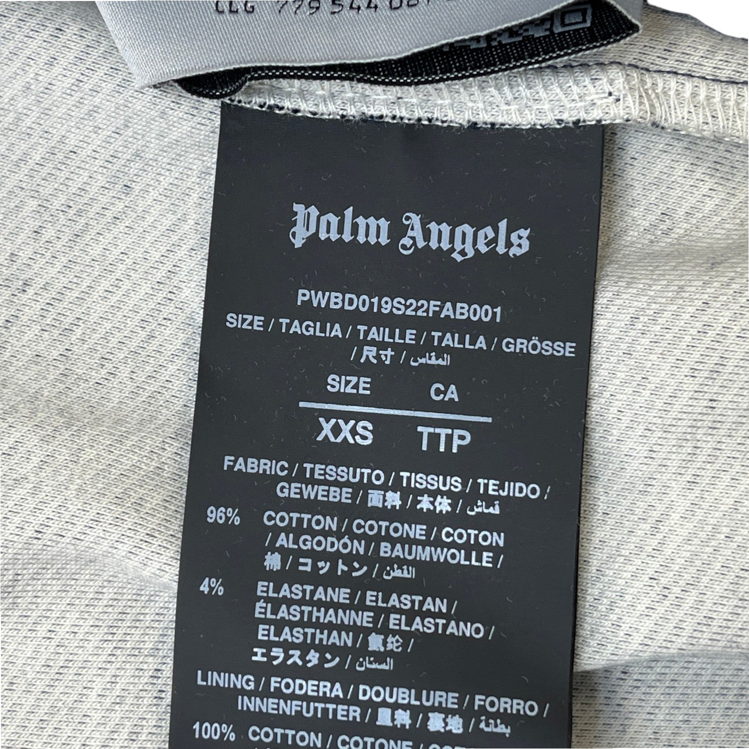 Men's Tab Logo Track Jacket Blue Size XXS