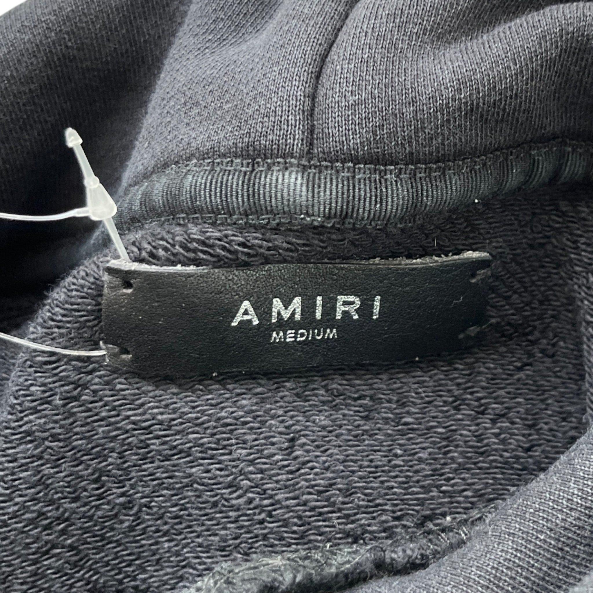 Men's Logo Print Hoodie Black Size M