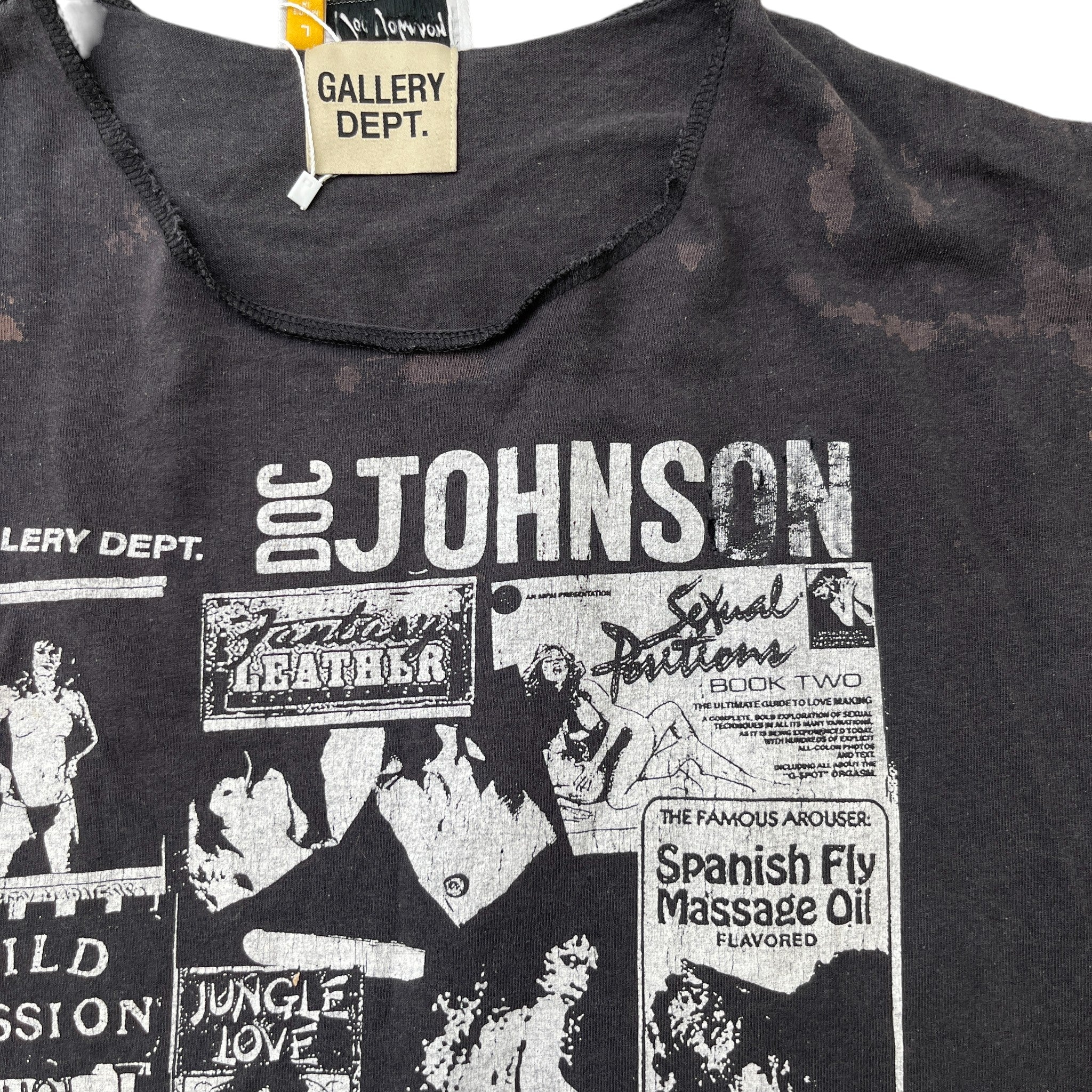 Men's Doc Johnson Distressed Vest Grey Size L