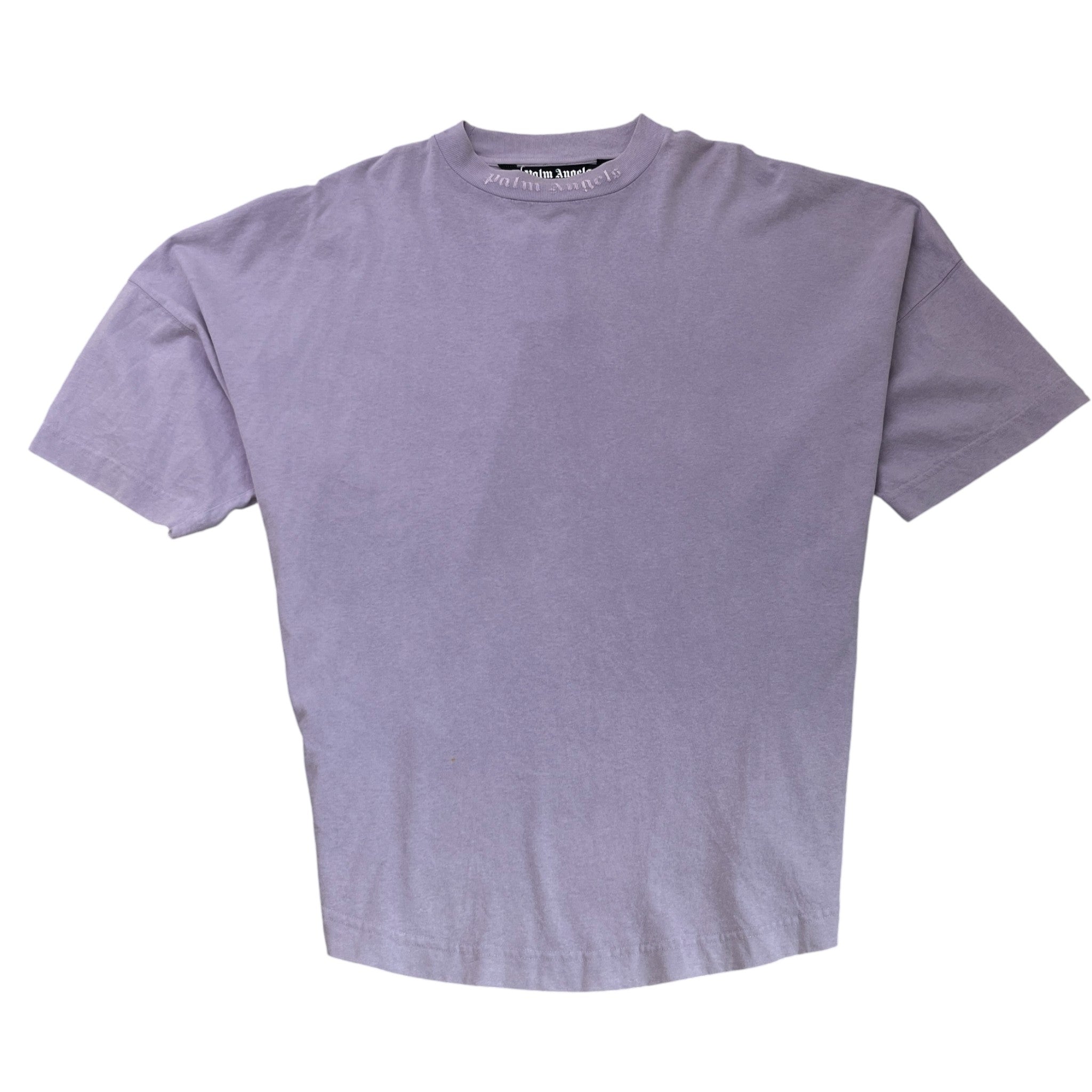 Men's Logo Print T-Shirt Purple Size M