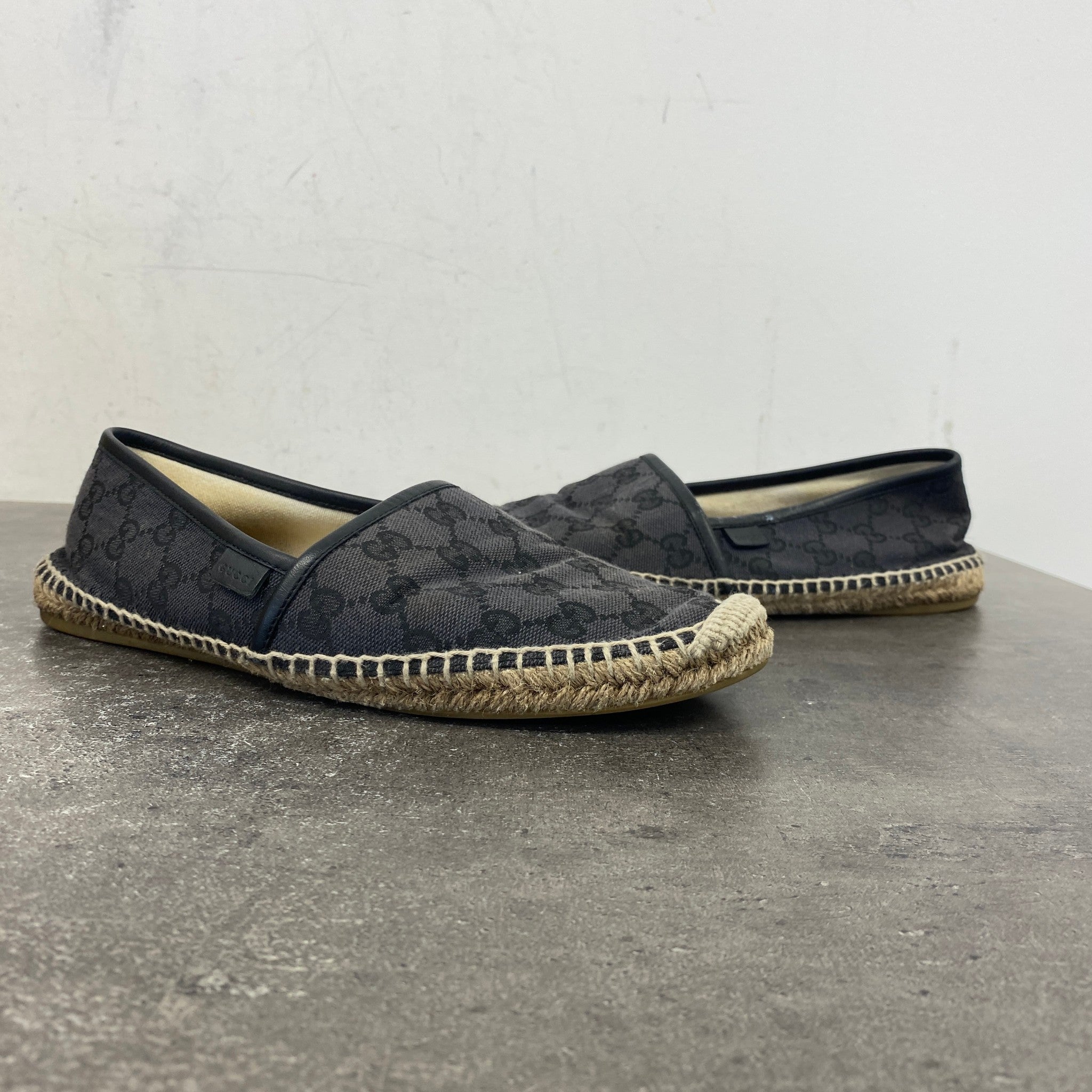 Women's Gg Supreme Espadrilles Grey Size EU 39.5 / UK 6.5