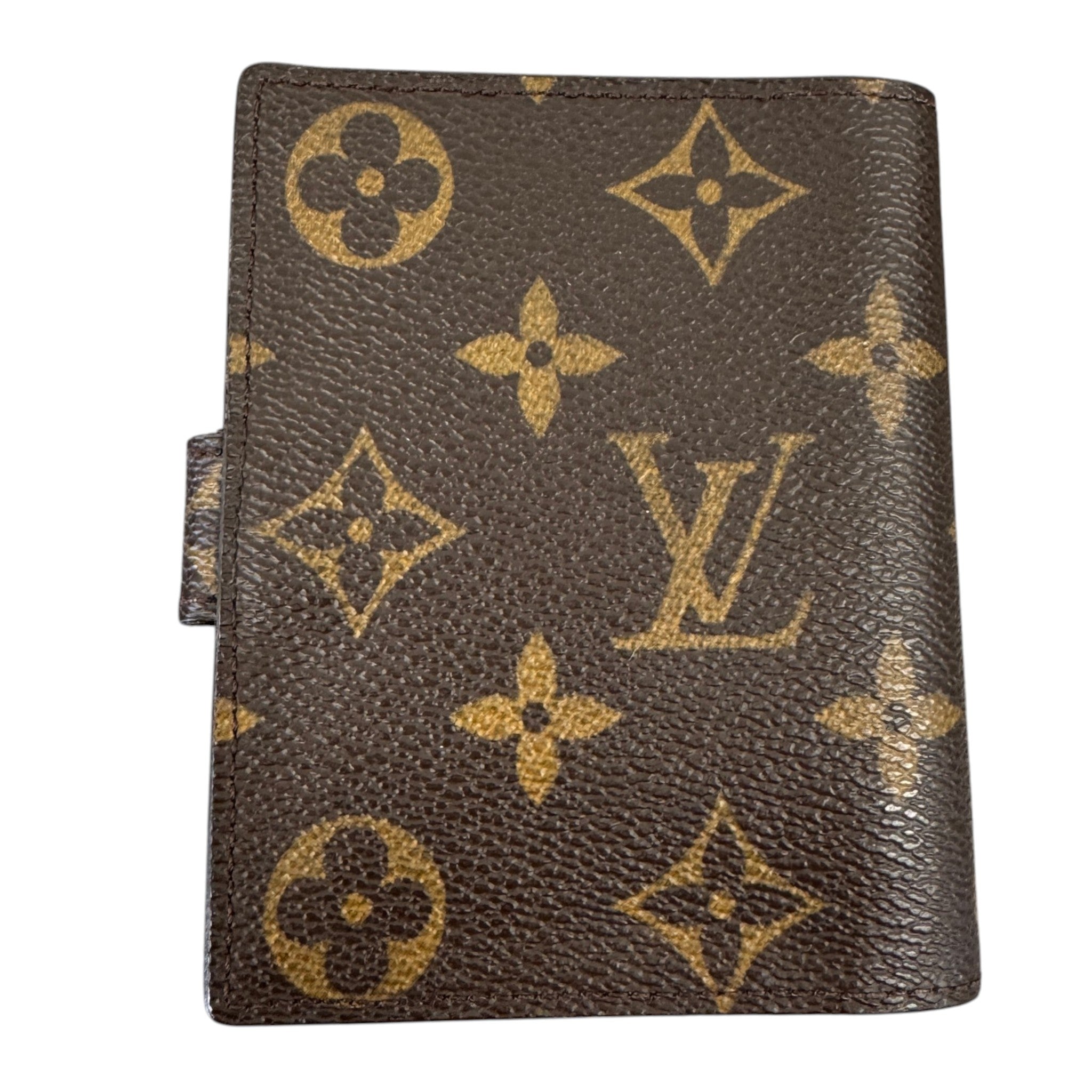 Men's Monogram Mini Agenda Cover Wallet Brown