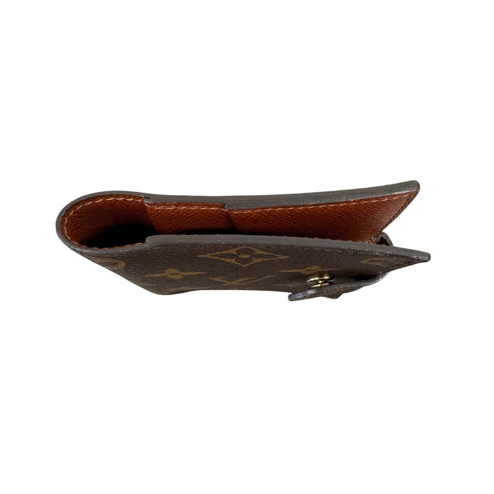Men's Monogram Mini Agenda Cover Wallet Brown