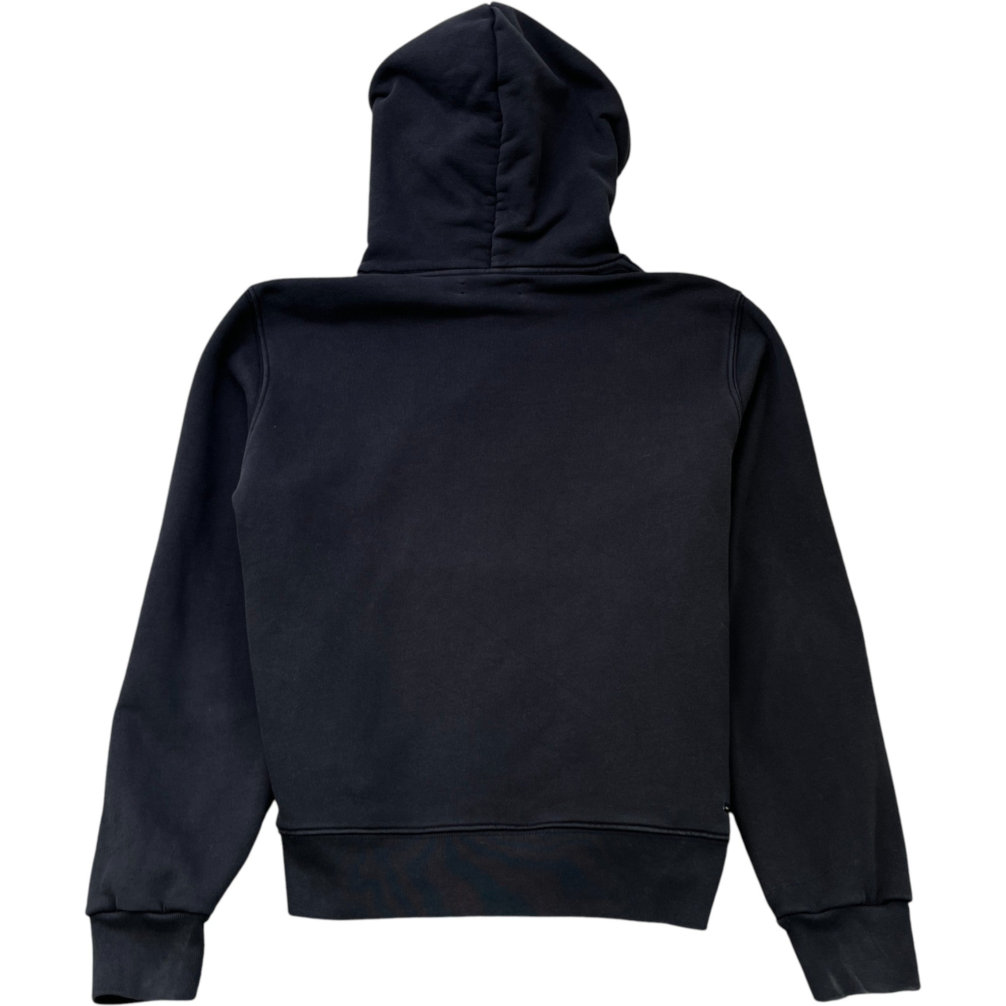 Men's Logo Print Hoodie Black Size M