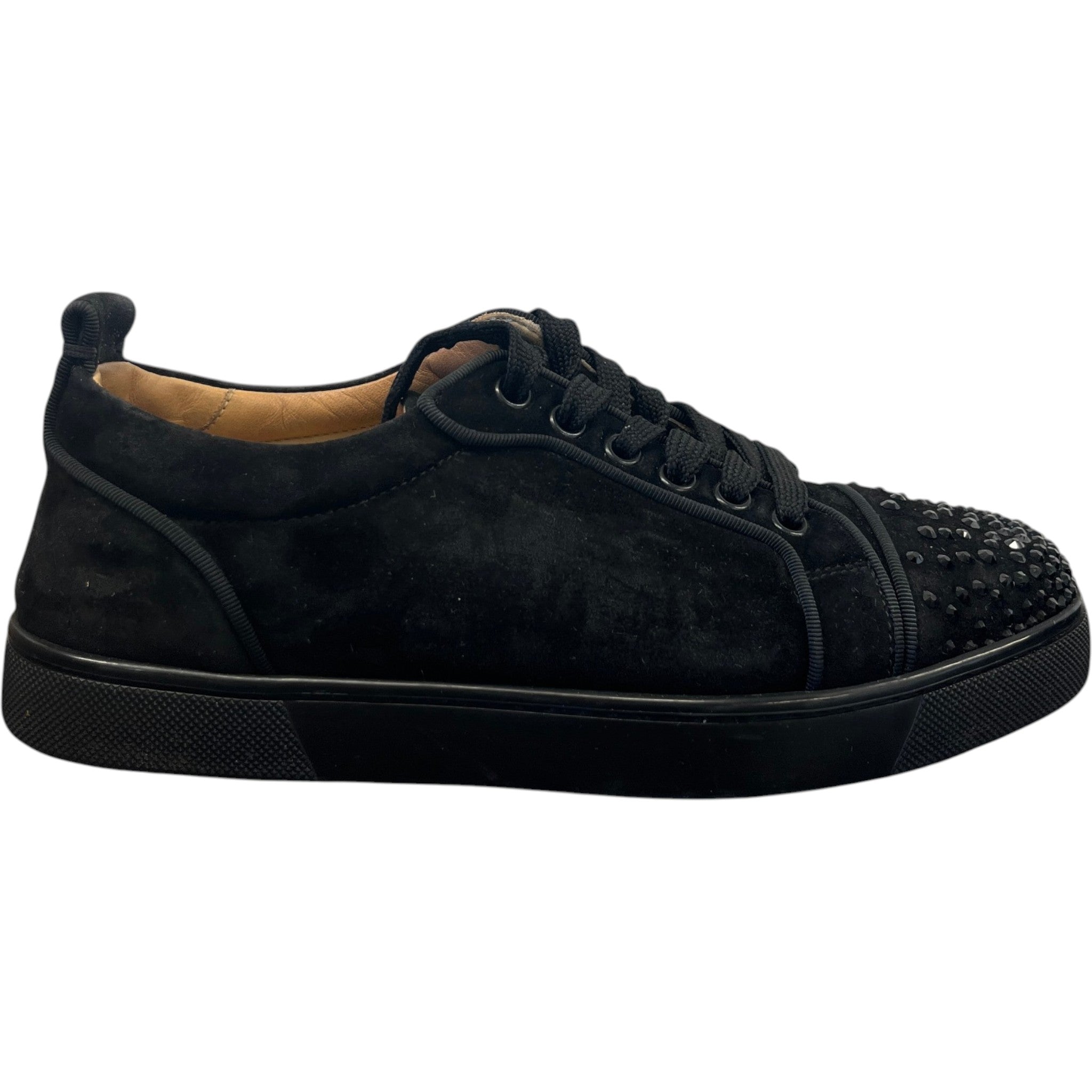 Women's Louis Junior Flat Low Trainers Black Size EU 37 / UK 4