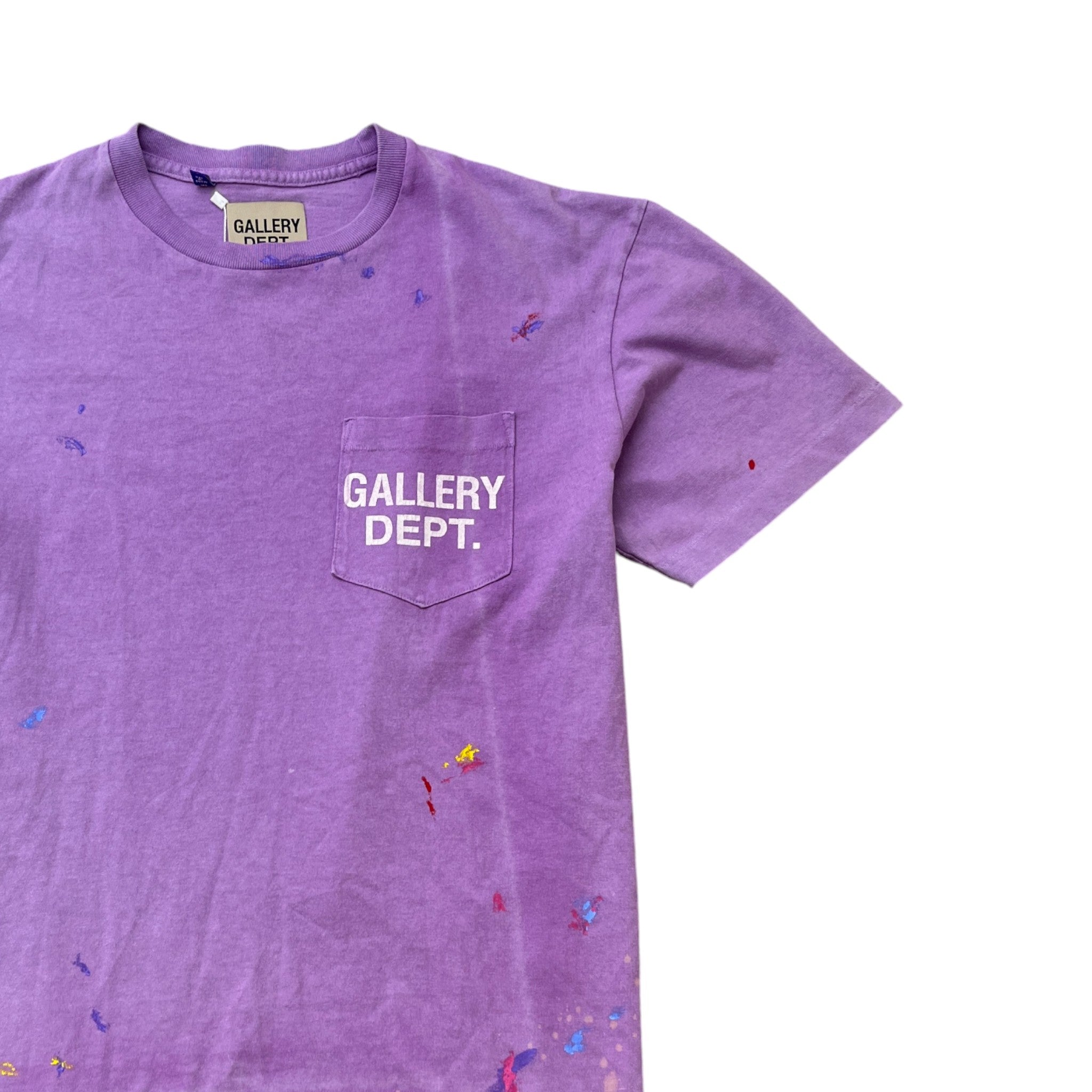 Men's Logo T-Shirt Purple Size M