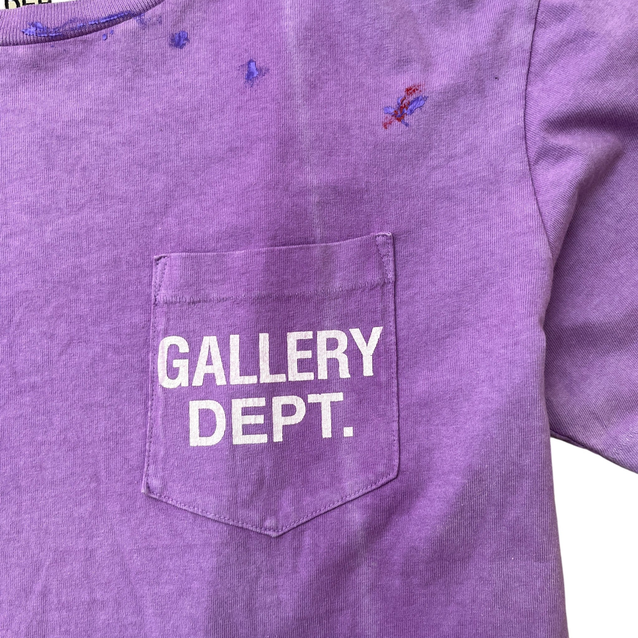 Men's Logo T-Shirt Purple Size M