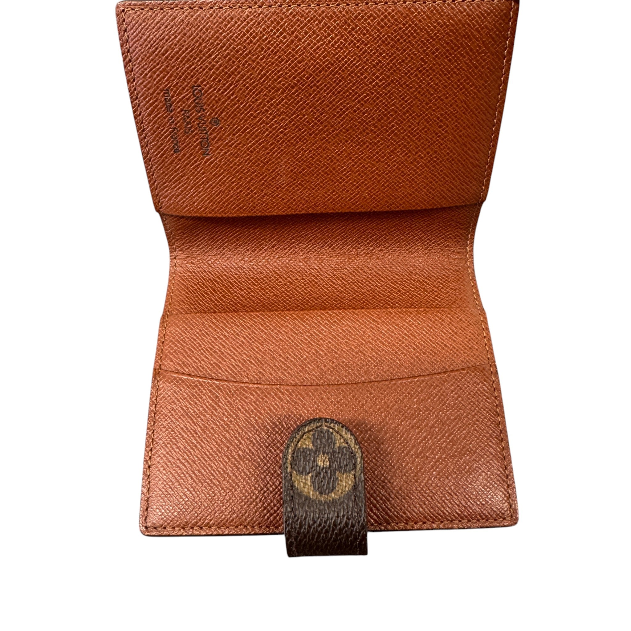 Men's Monogram Mini Agenda Cover Wallet Brown