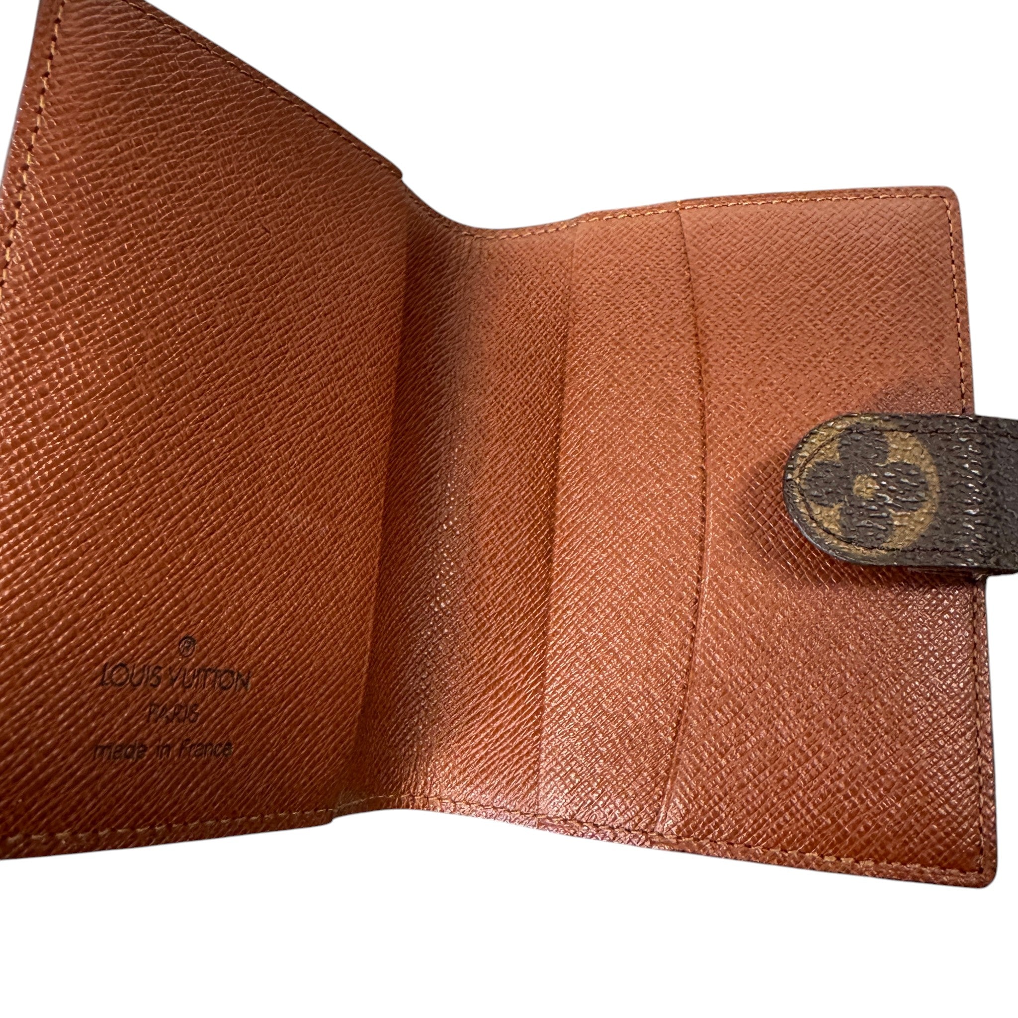 Men's Monogram Mini Agenda Cover Wallet Brown
