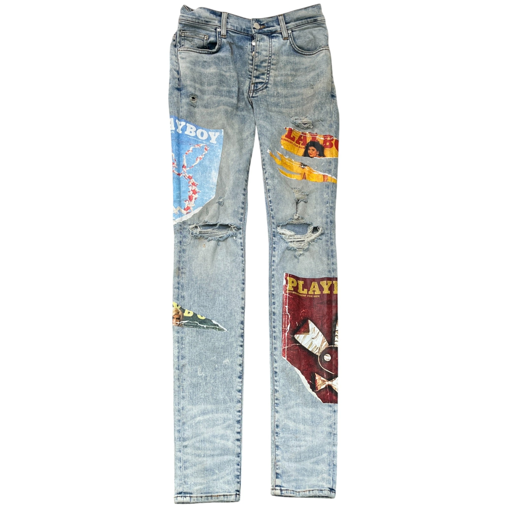 Men's Playboy Magazine Jeans Blue Size Waist 29"