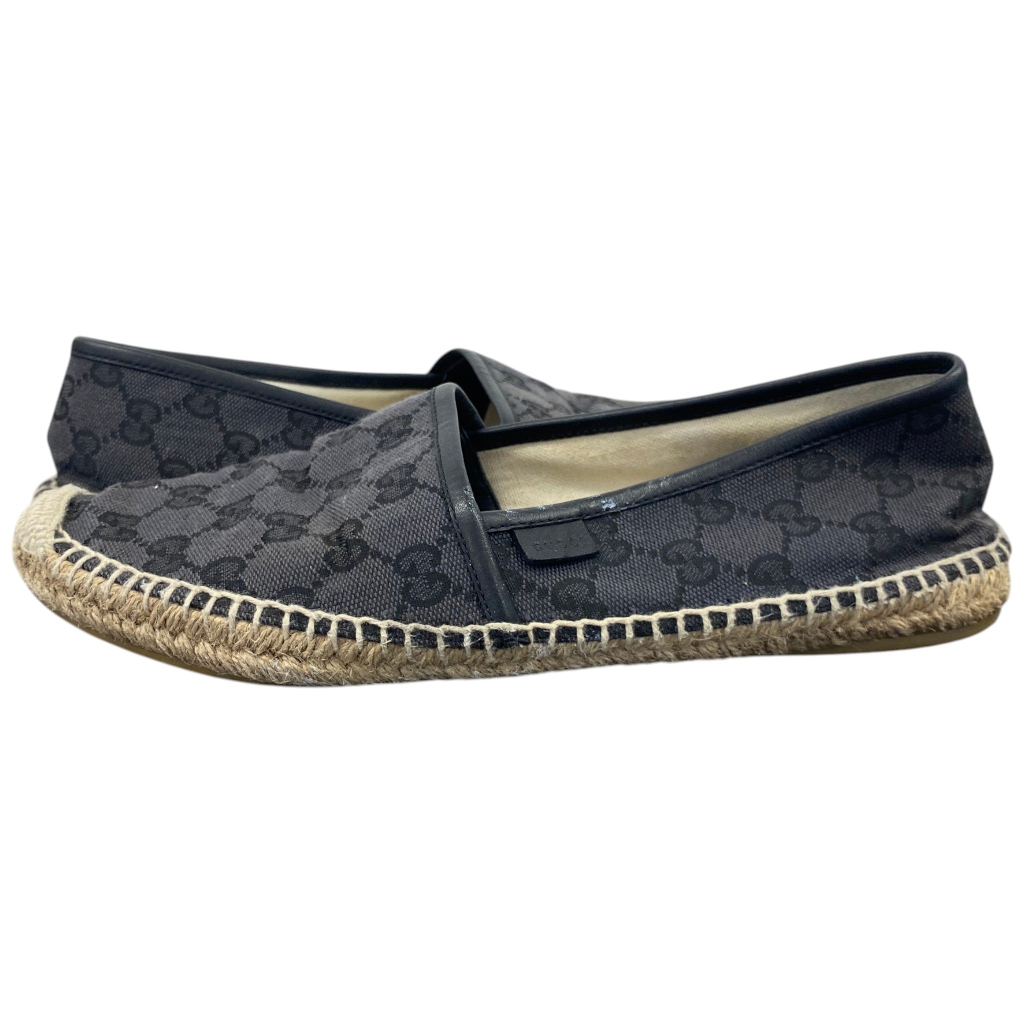 Women's Gg Supreme Espadrilles Grey Size EU 39.5 / UK 6.5