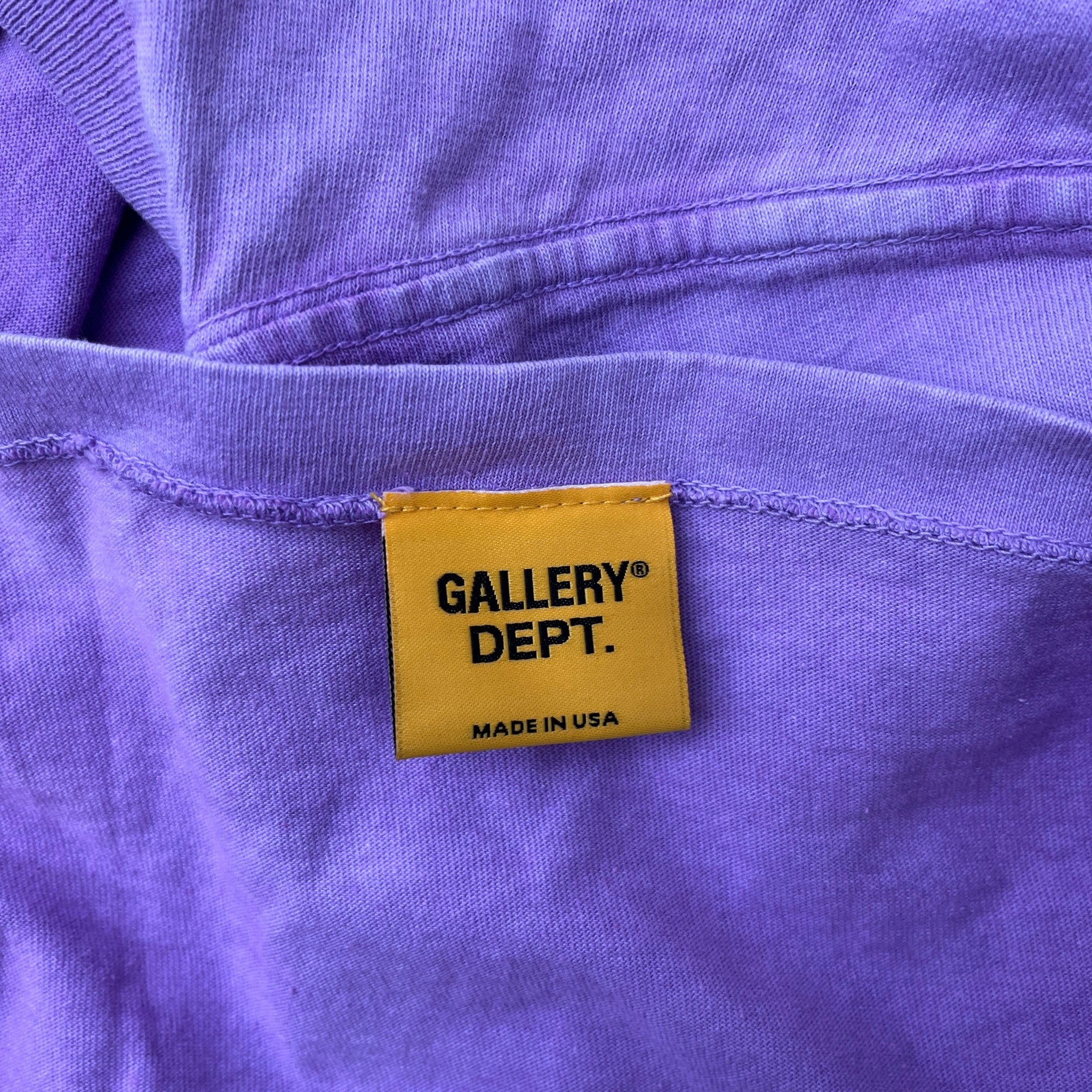 Men's Logo T-Shirt Purple Size M