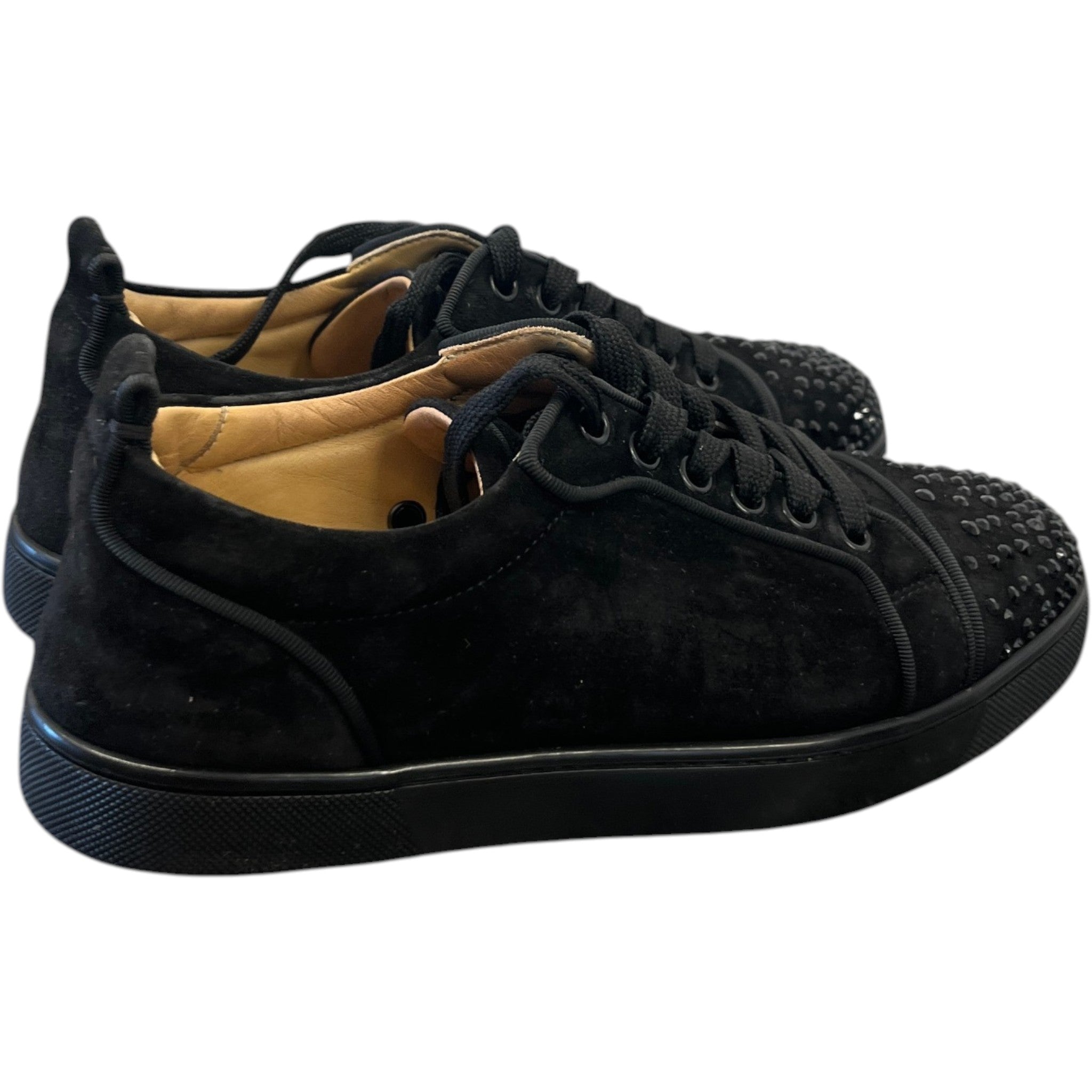 Women's Louis Junior Flat Low Trainers Black Size EU 37 / UK 4