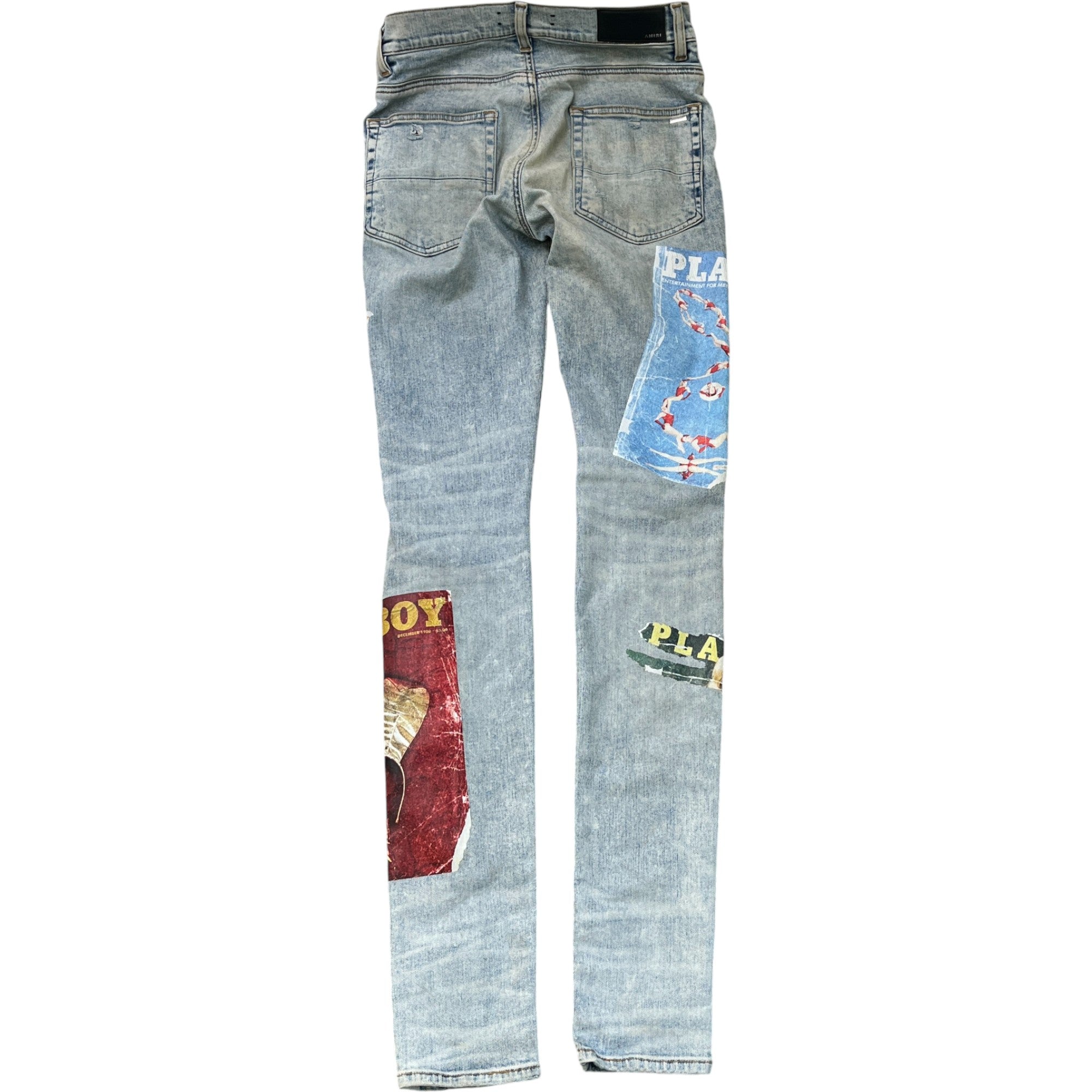 Men's Playboy Magazine Jeans Blue Size Waist 29"