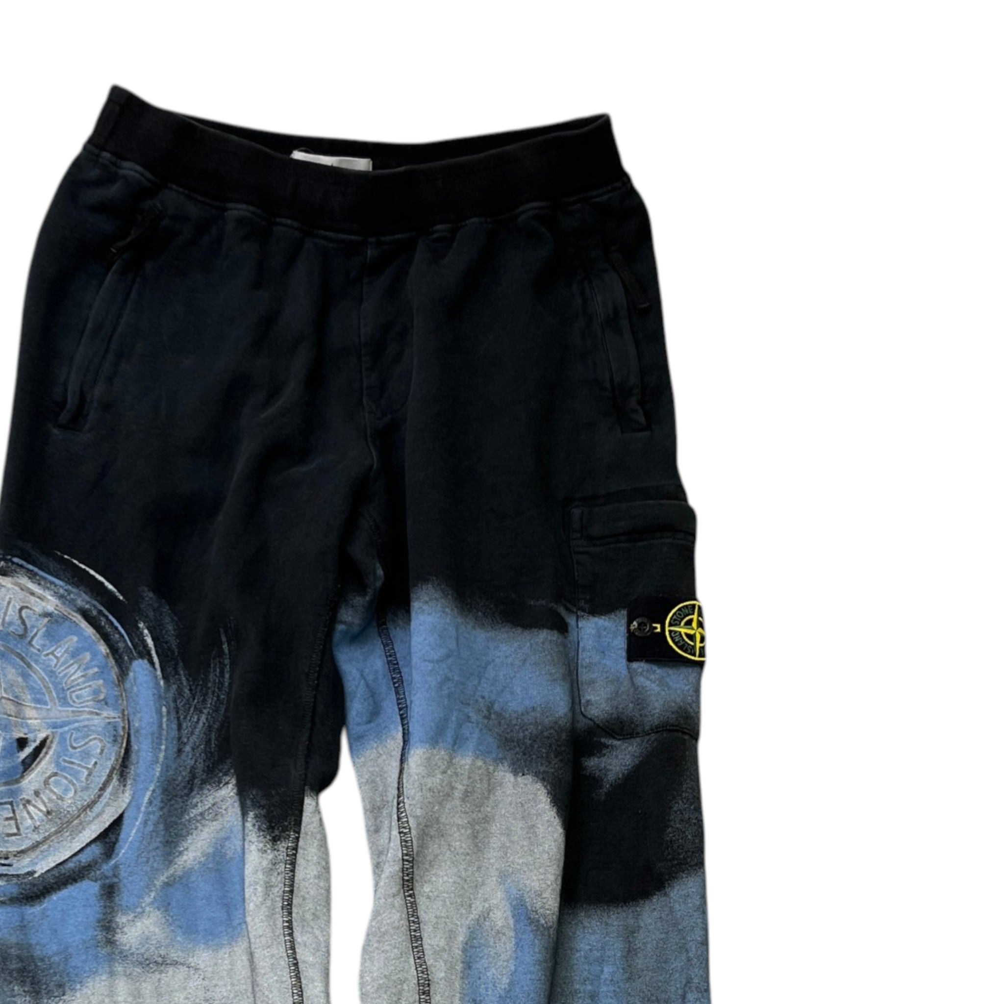 Men's Applique Logo Joggers Black Size M