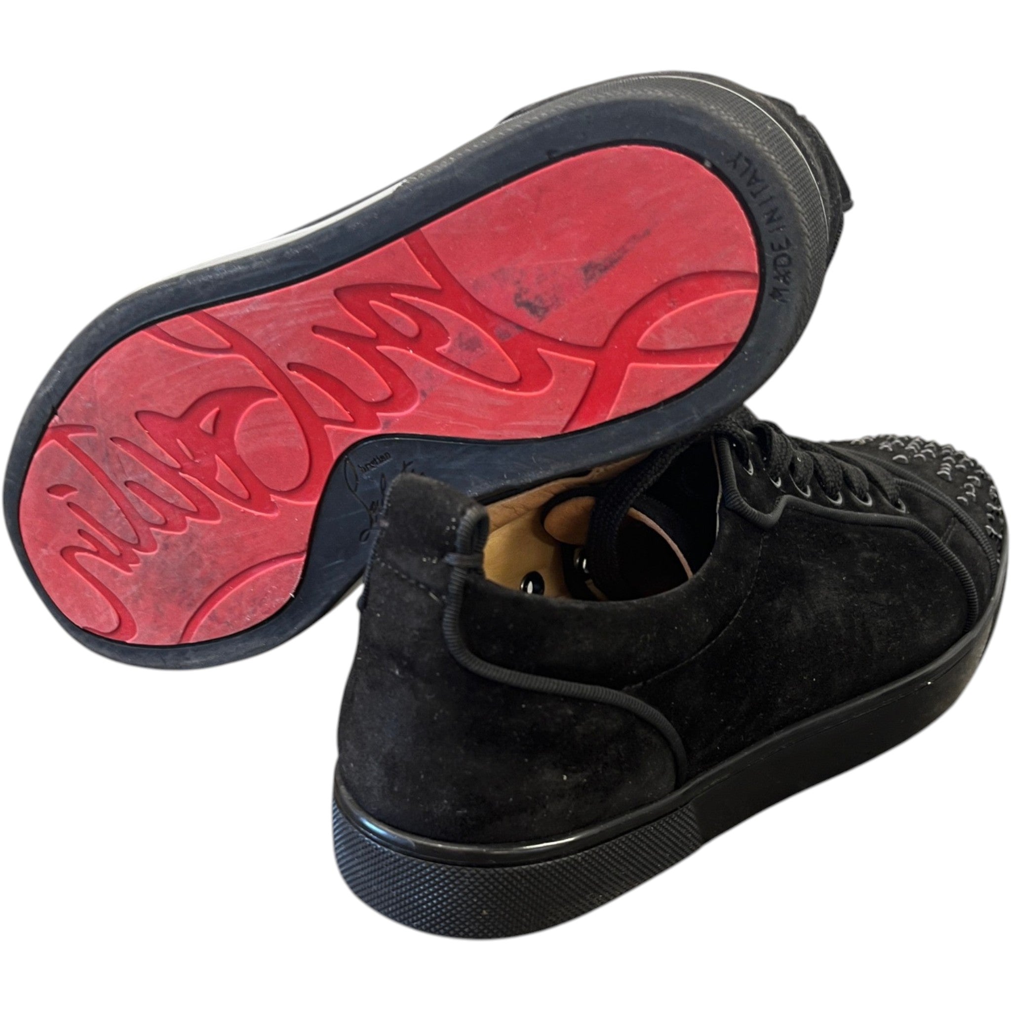 Women's Louis Junior Flat Low Trainers Black Size EU 37 / UK 4