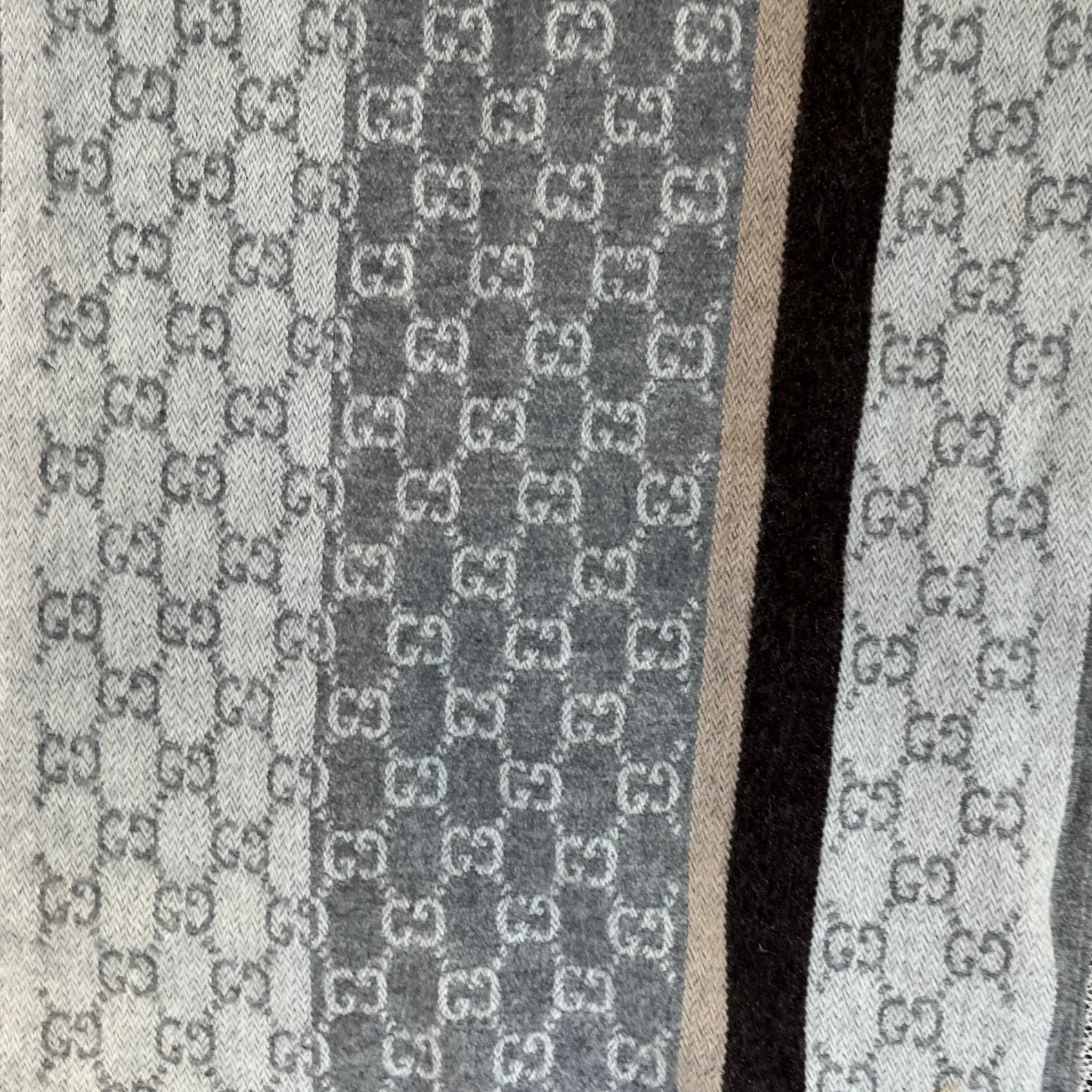 Men's Gg Supreme Scarf Grey