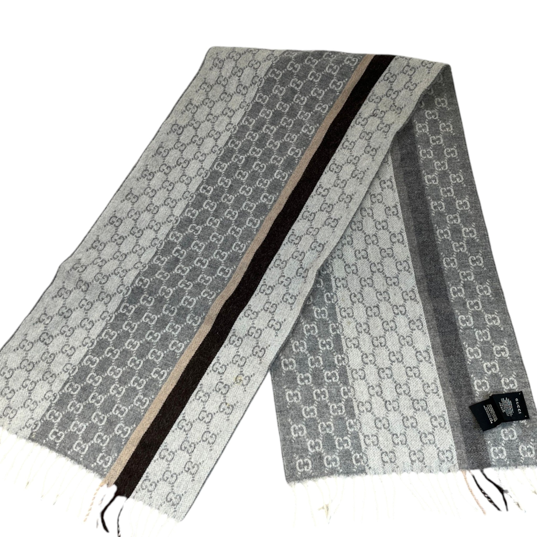 Men's Gg Supreme Scarf Grey