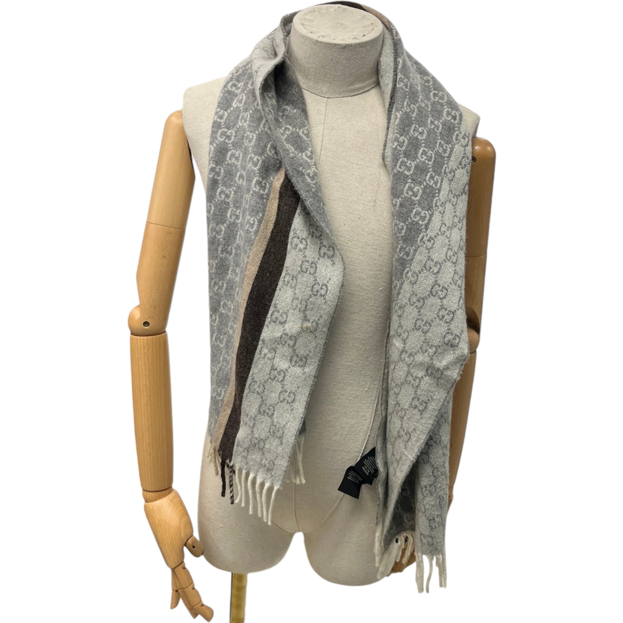 Men's Gg Supreme Scarf Grey