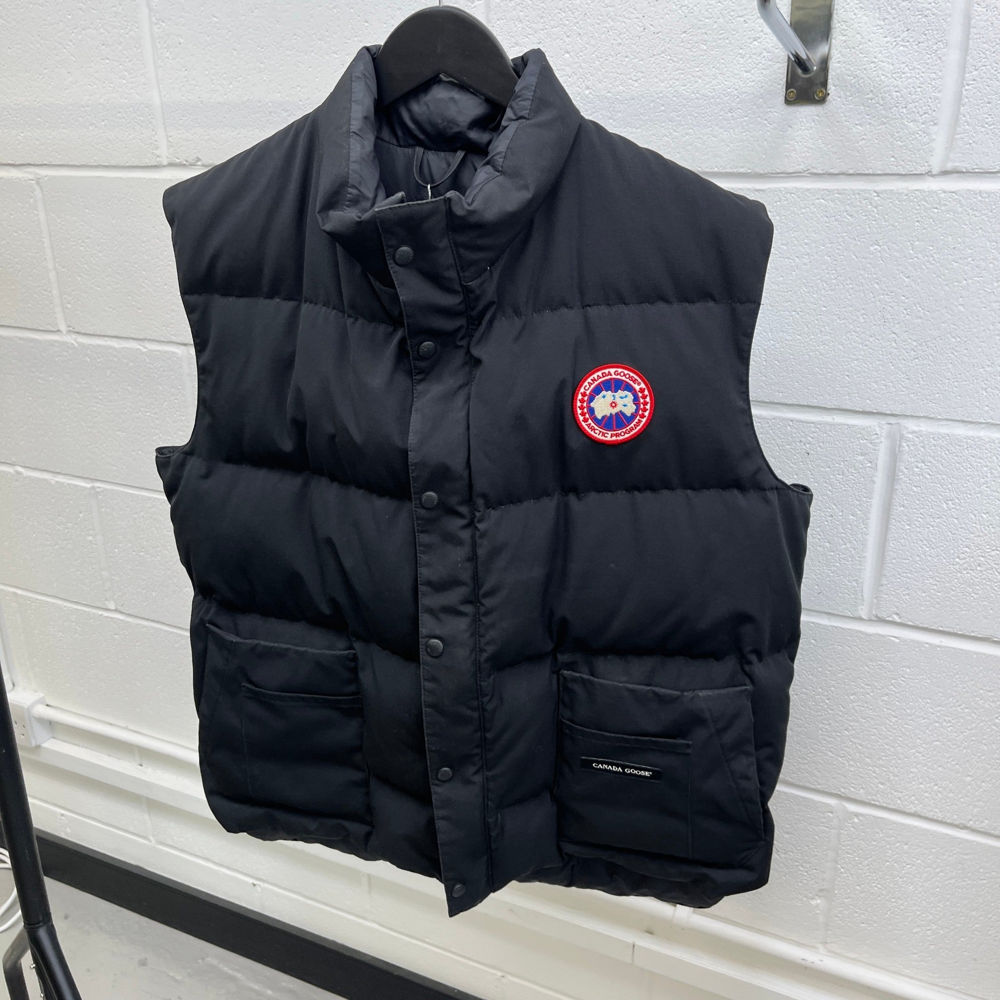 Men's Freestyle Crew Gilet Black Size XL