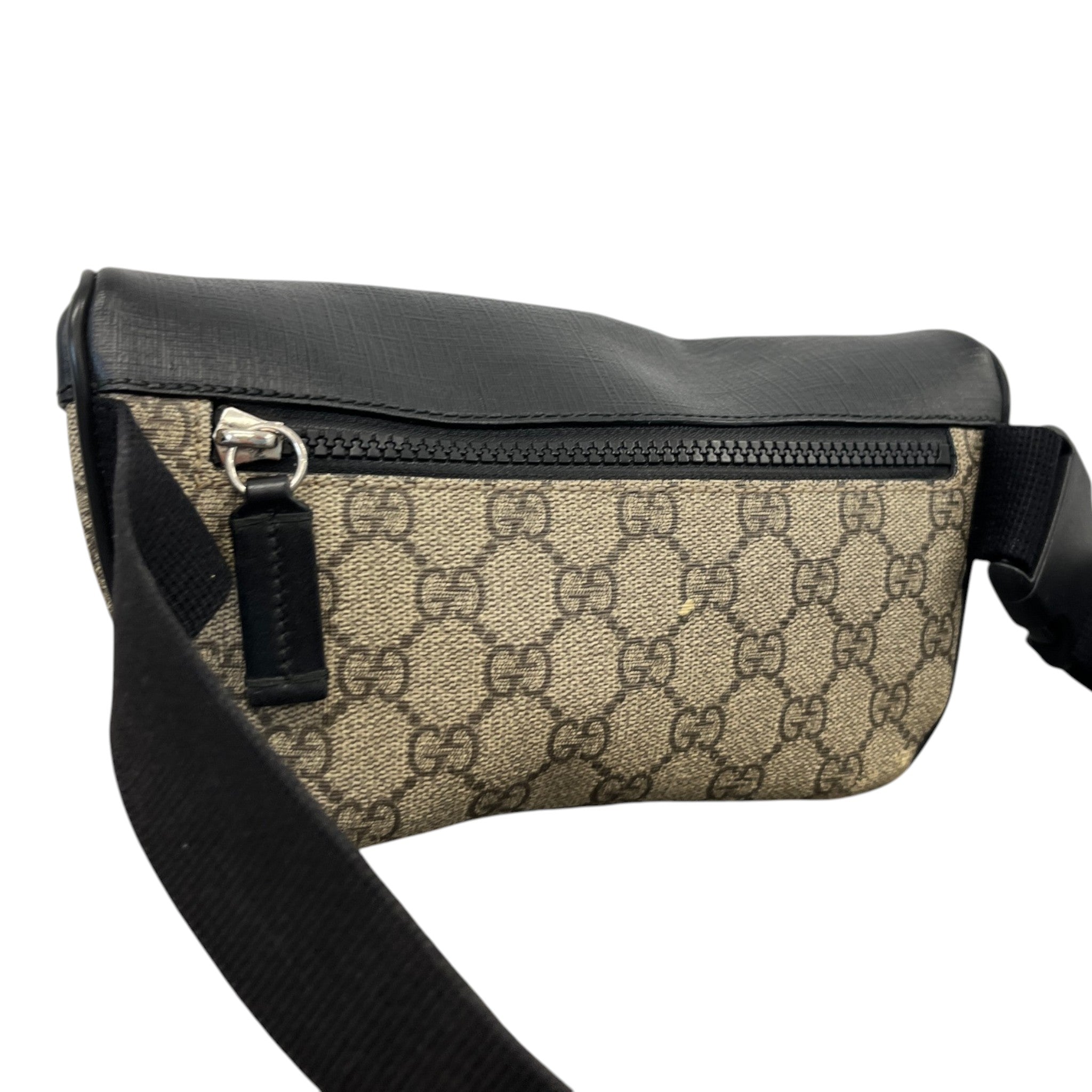Men's Gg Supreme Belt Bag Black