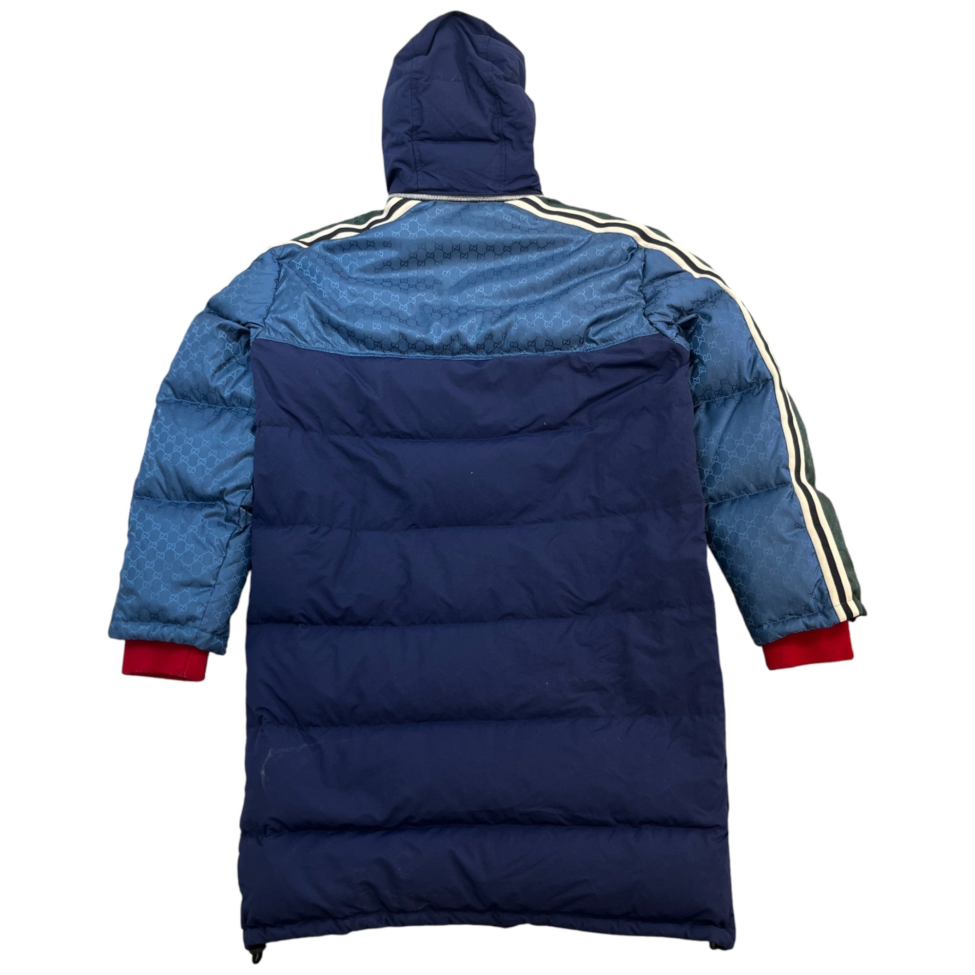 Men's Gg Supreme Down Jacket Navy Size IT 52 / XL