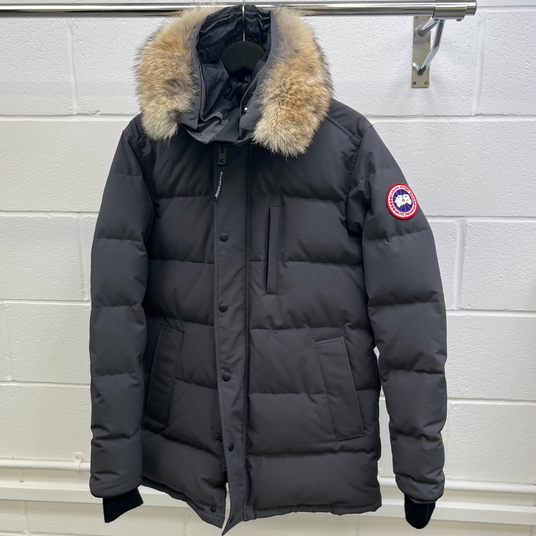 Men's Carson Down Jacket Charcoal Size M