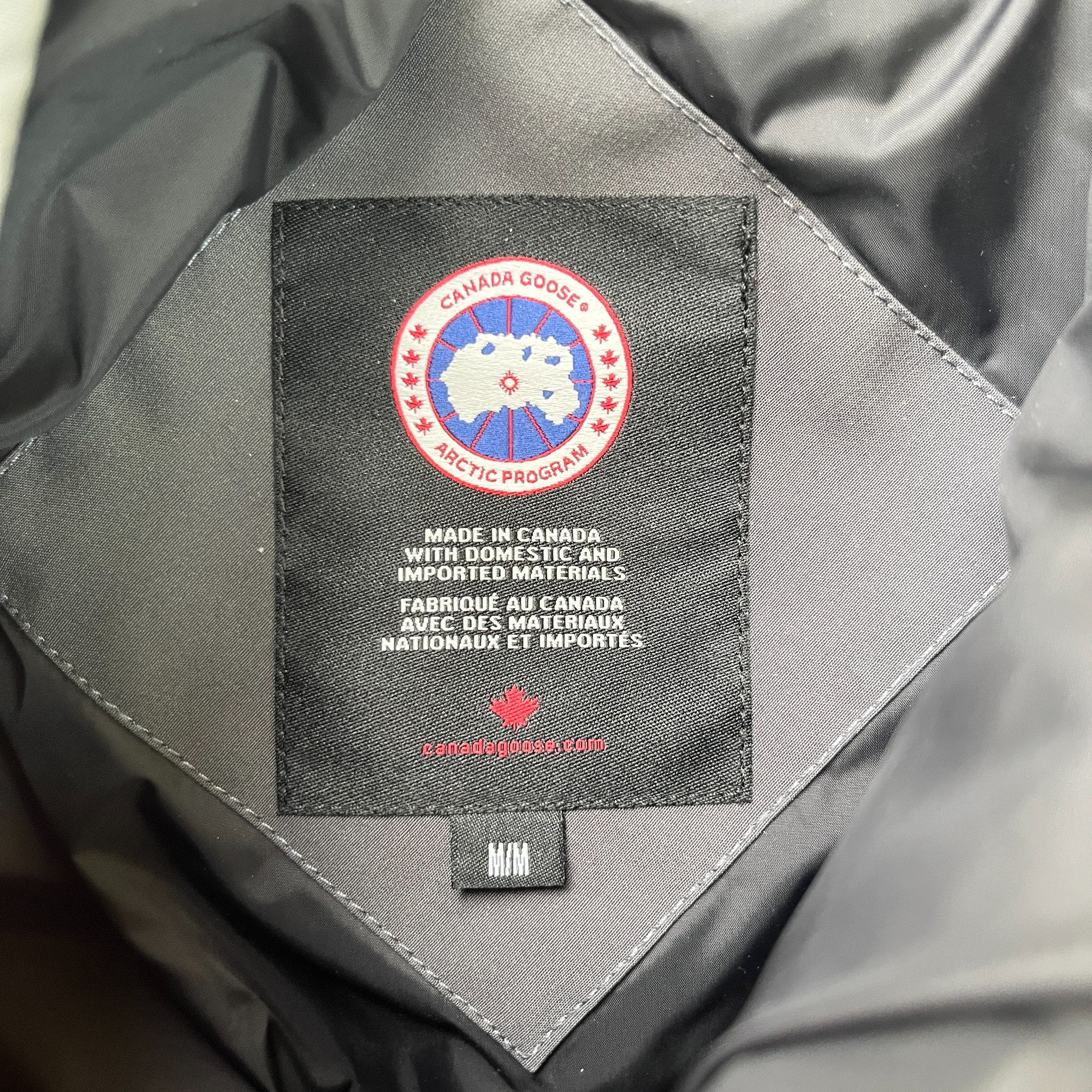 Men's Carson Down Jacket Charcoal Size M