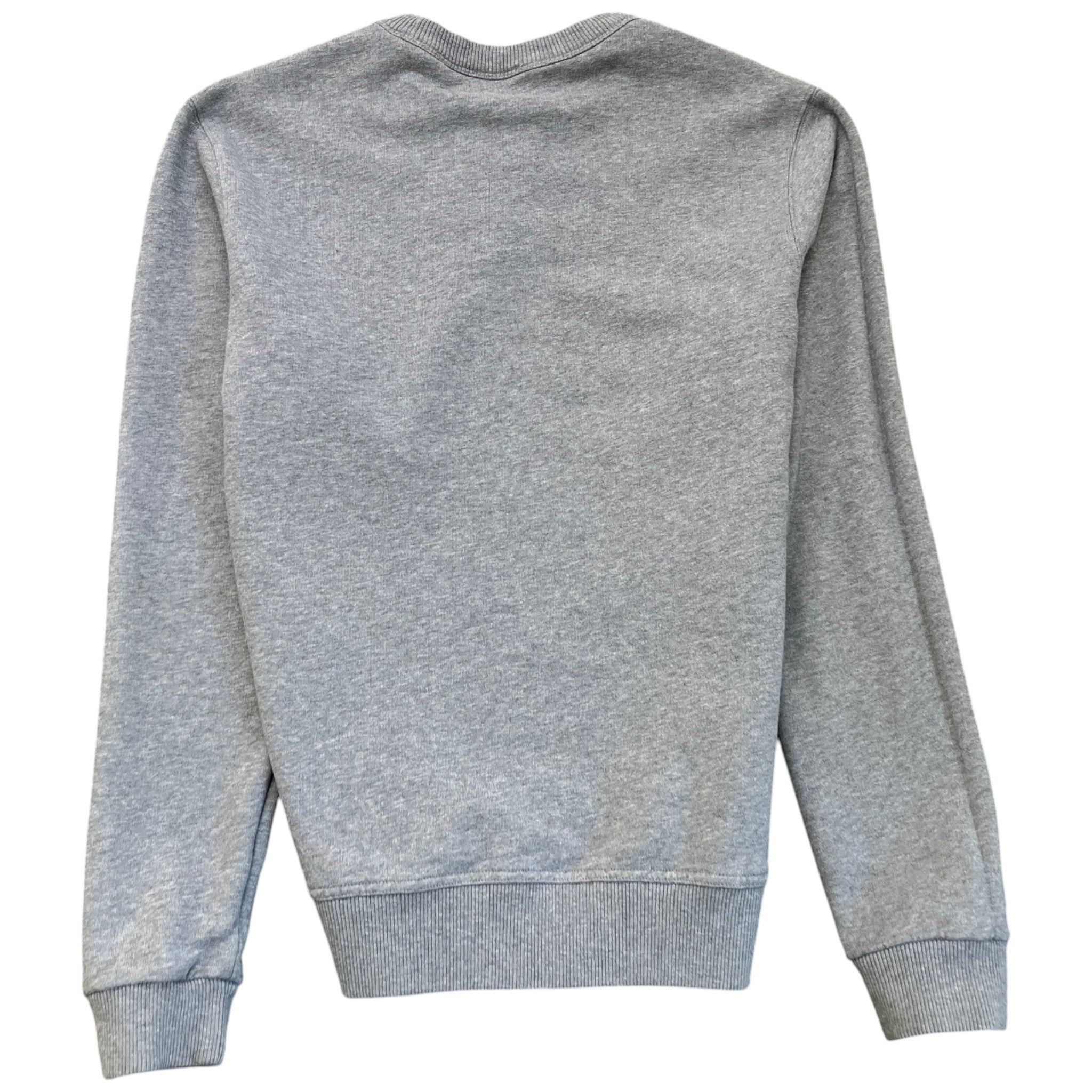 Men's Location Print Sweatshirt Grey Size XS