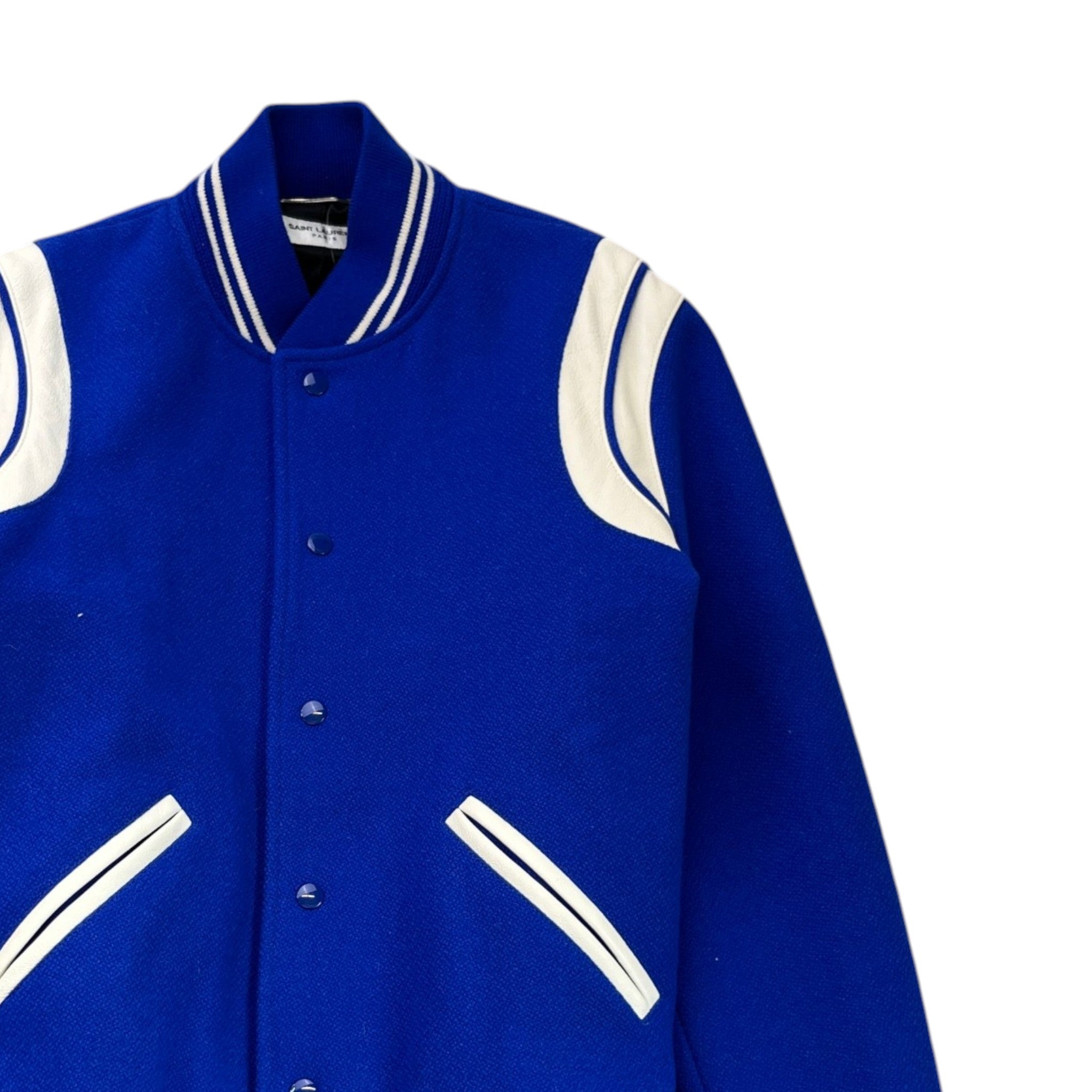 Men's Teddy Varsity Jacket Blue Size IT 48 / M