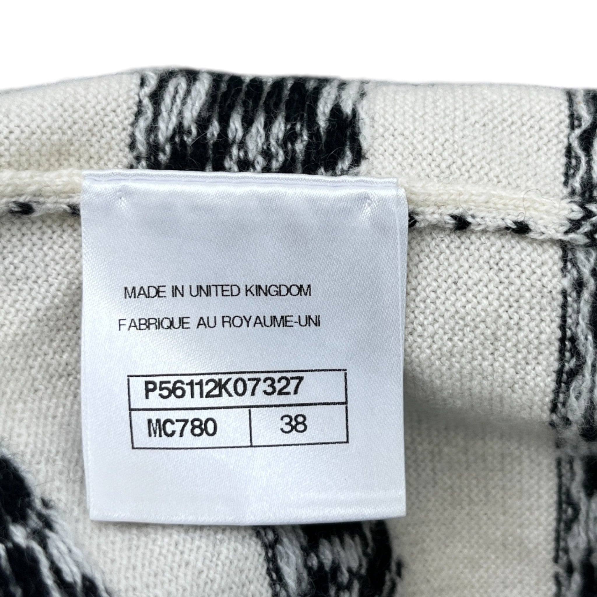 Women's Chain Link Cashmere Top Cream Size XS