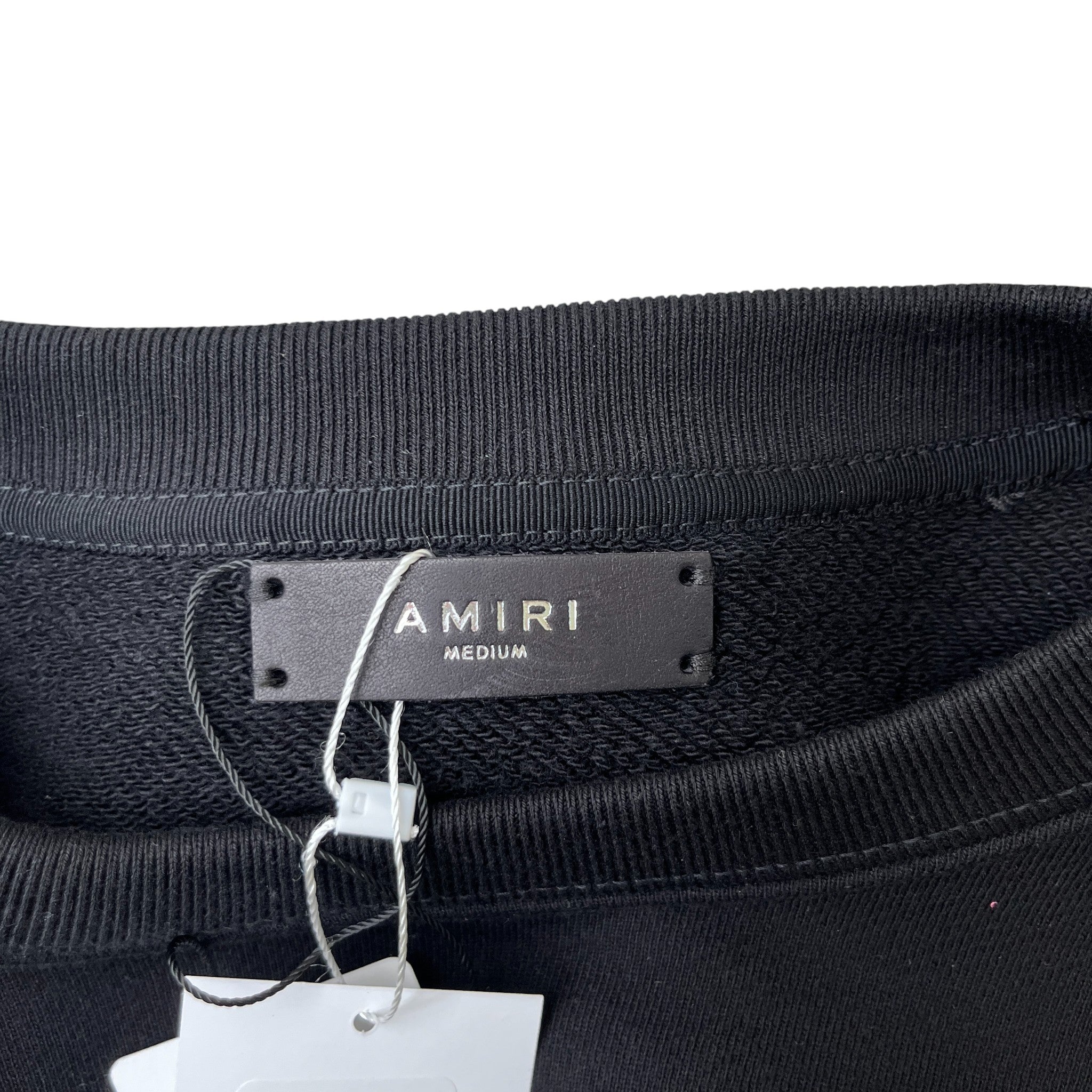 Men's Olde English Scarf Print Jumper Black Size M