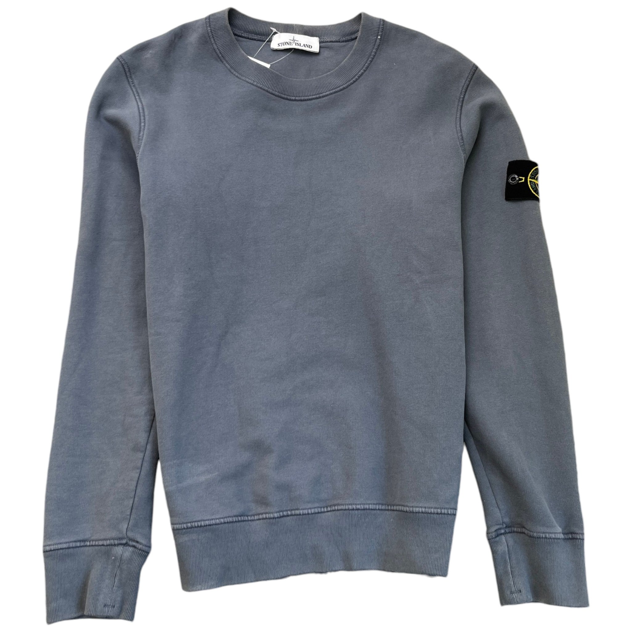 Men's Applique Logo Sweatshirt Grey Size M