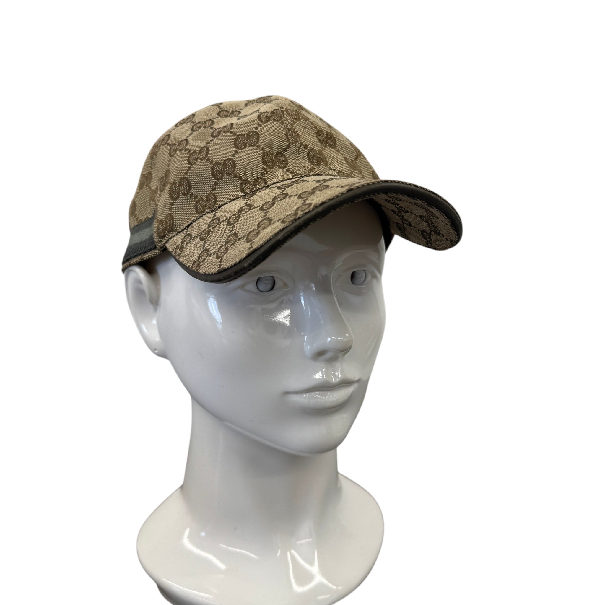 Men's Gg Supreme Cap Beige Size XL
