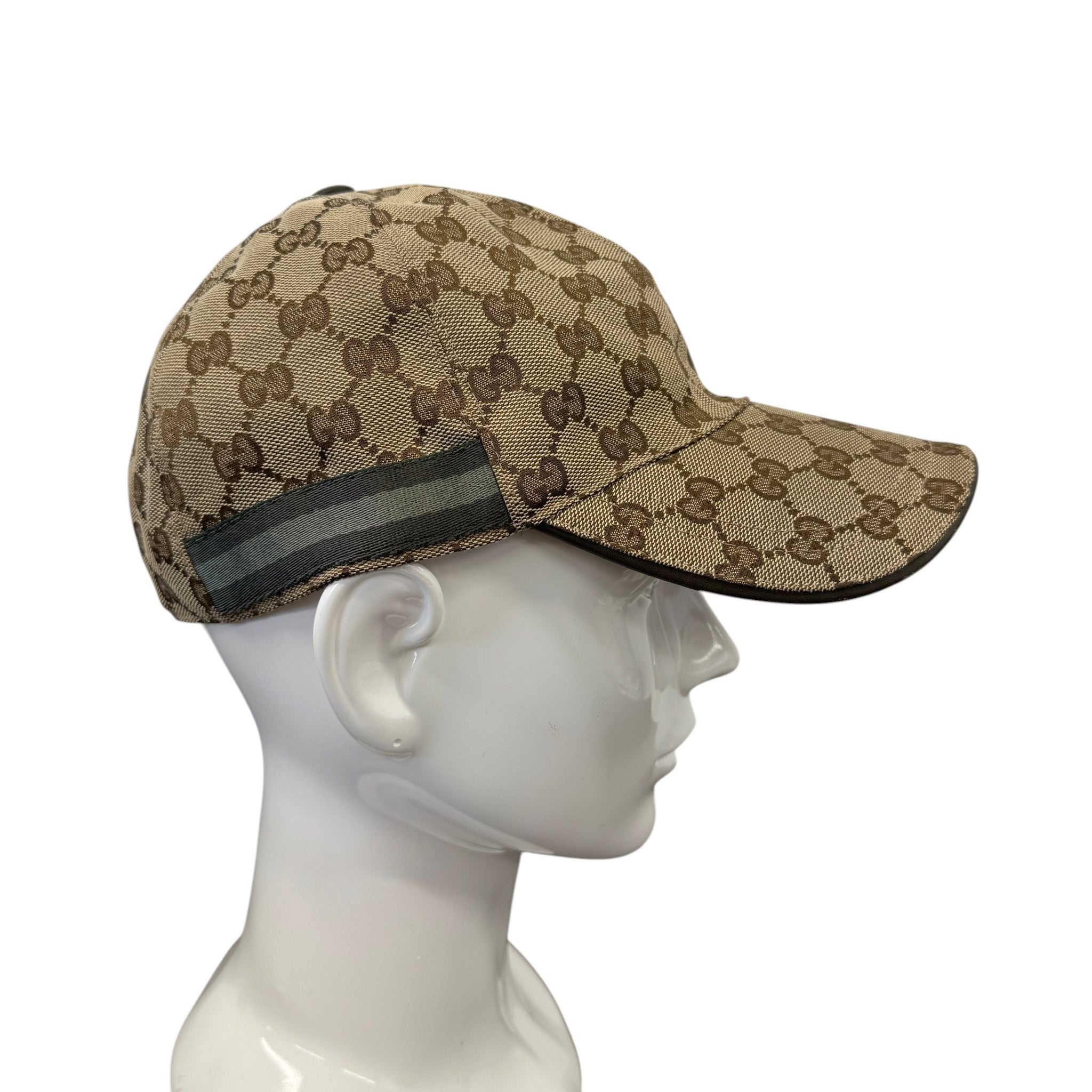 Men's Gg Supreme Cap Beige Size XL