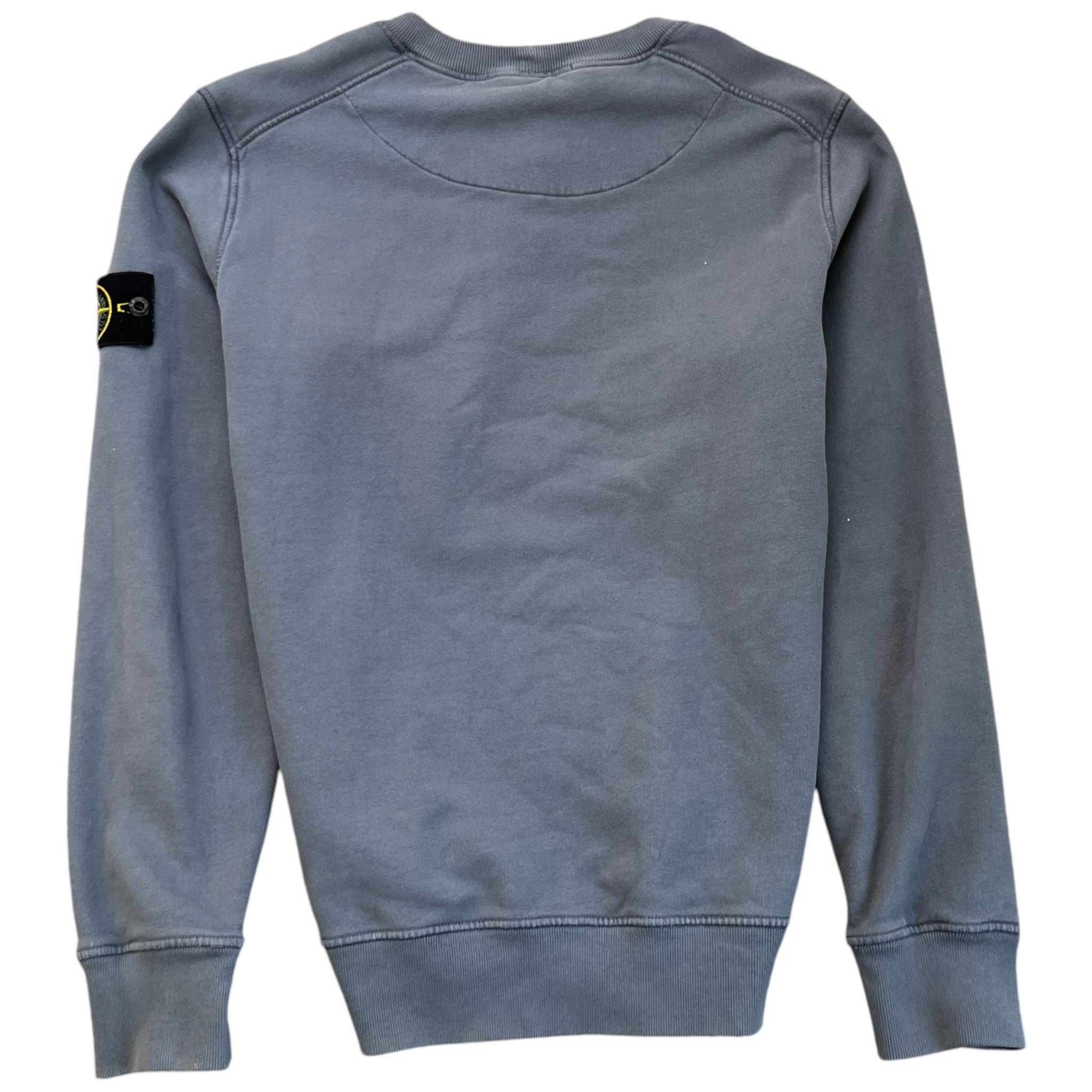 Men's Applique Logo Sweatshirt Grey Size M