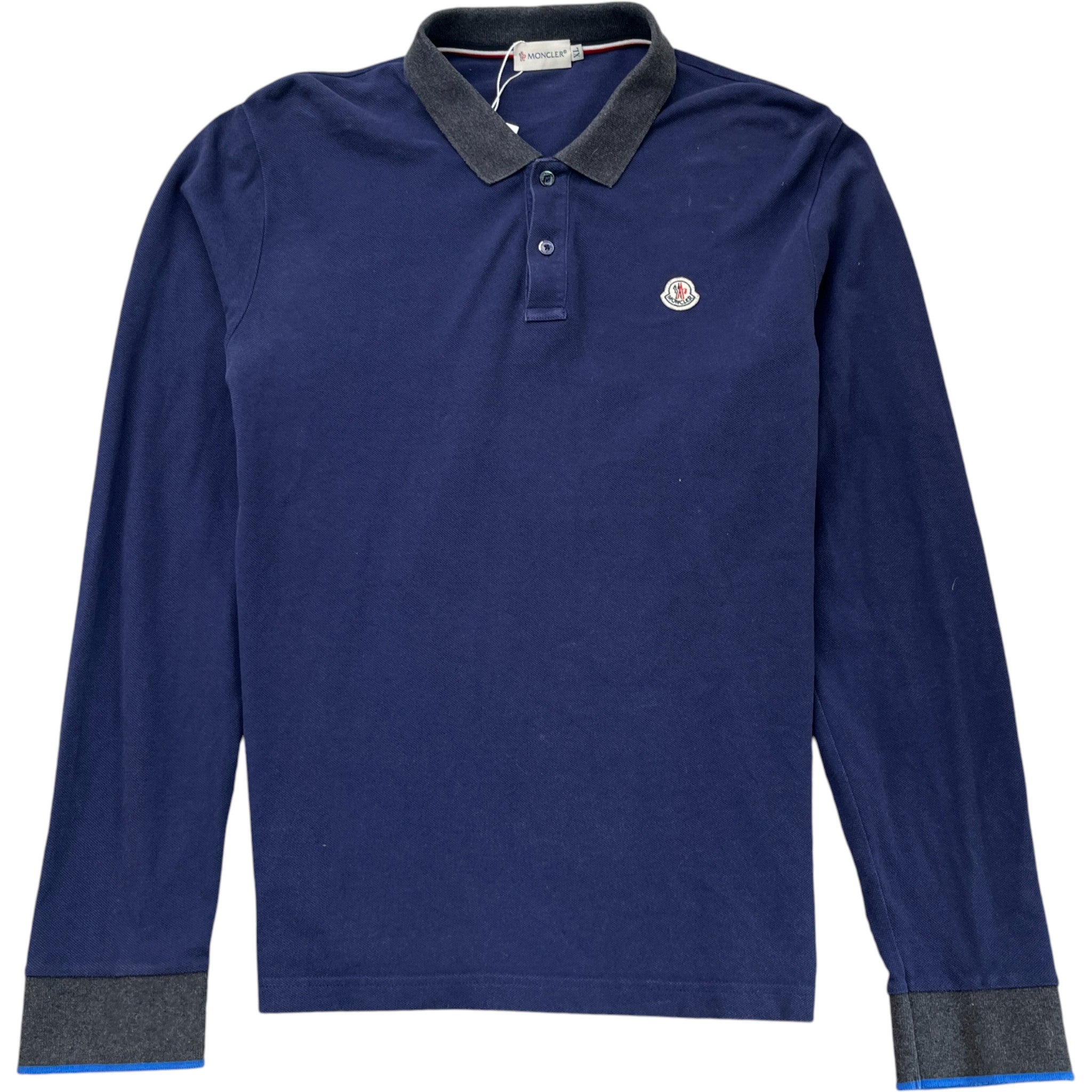 Men's Maglia Polo Shirt Navy Size XL