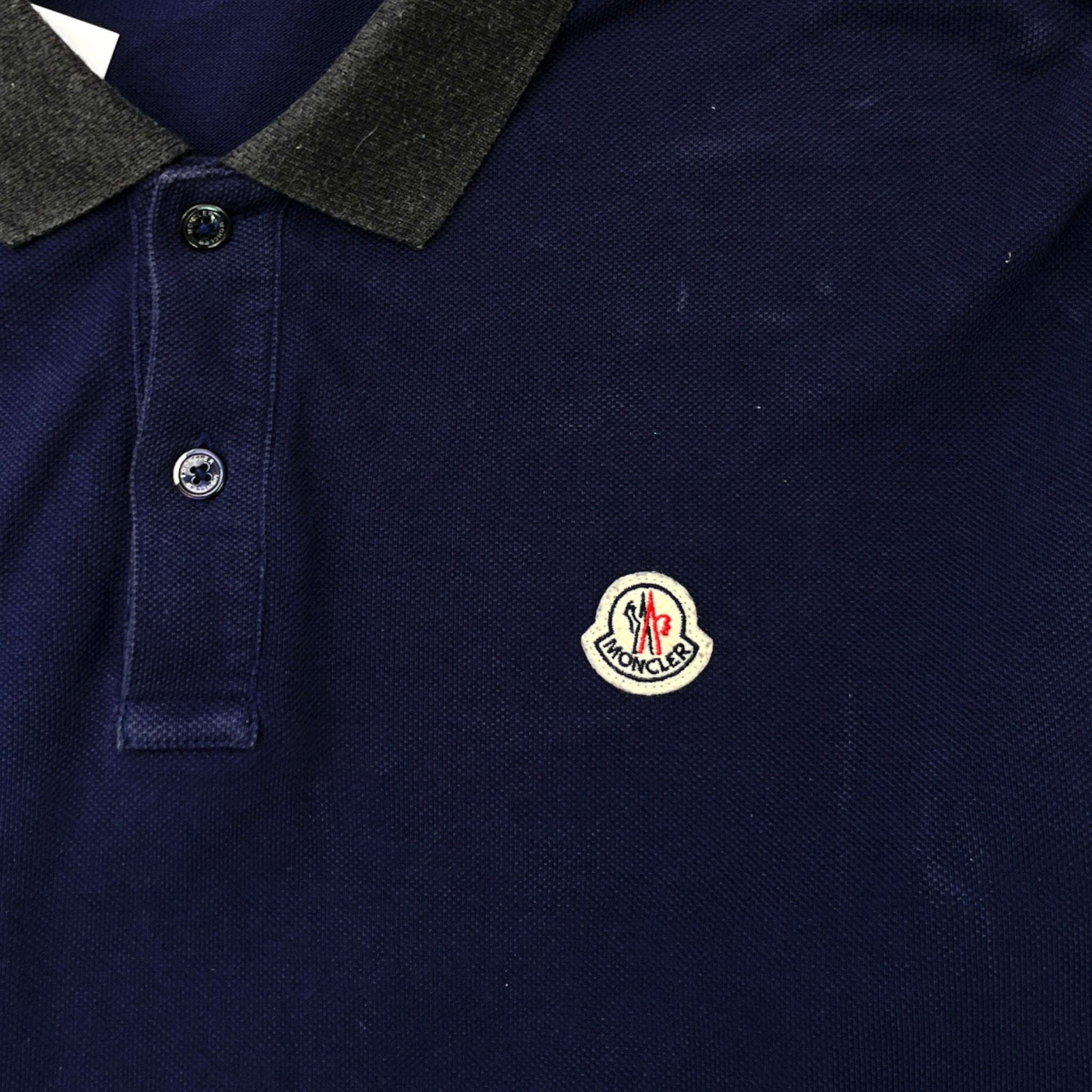 Men's Maglia Polo Shirt Navy Size XL