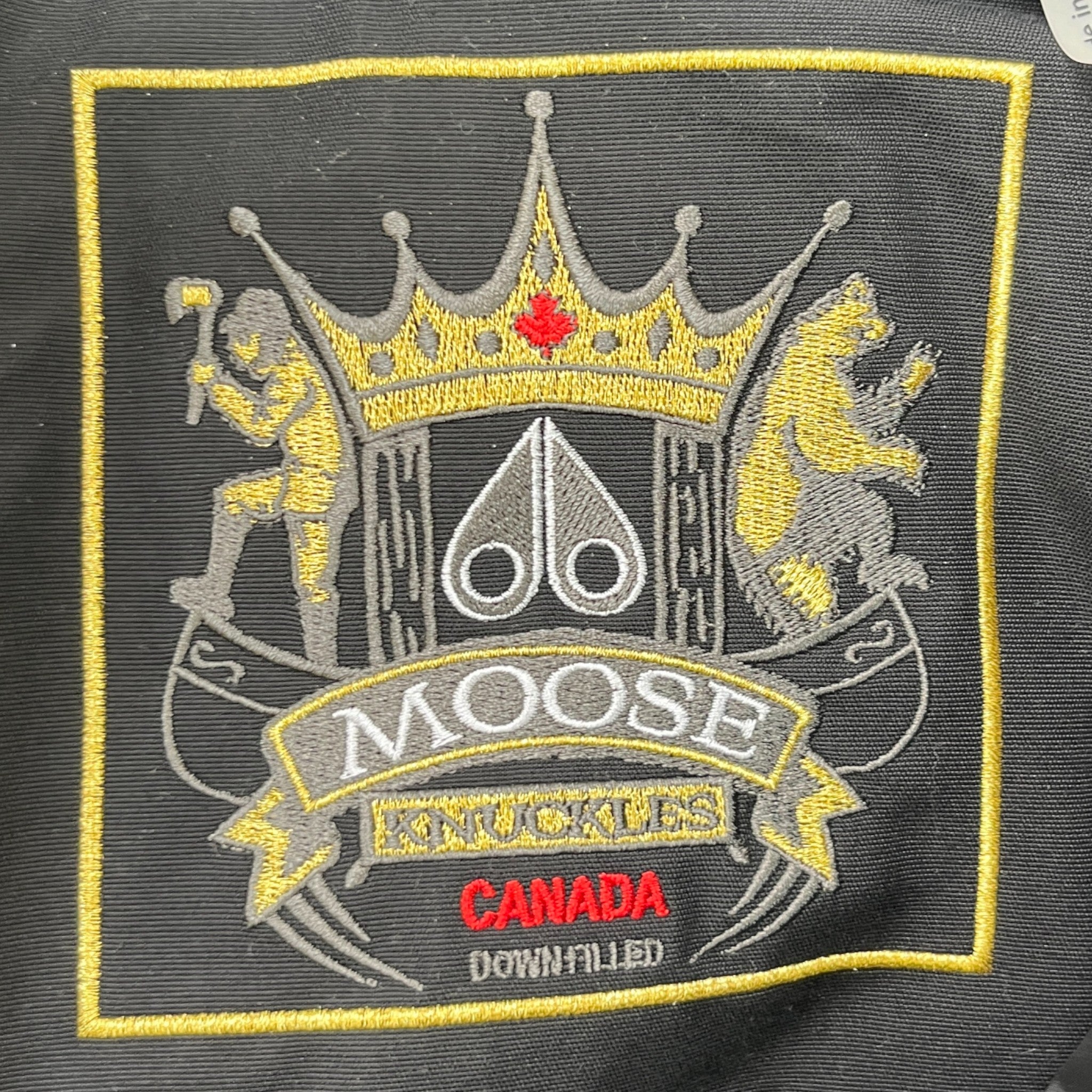 Men's Ballistic Bomber Down Jacket Black Size M