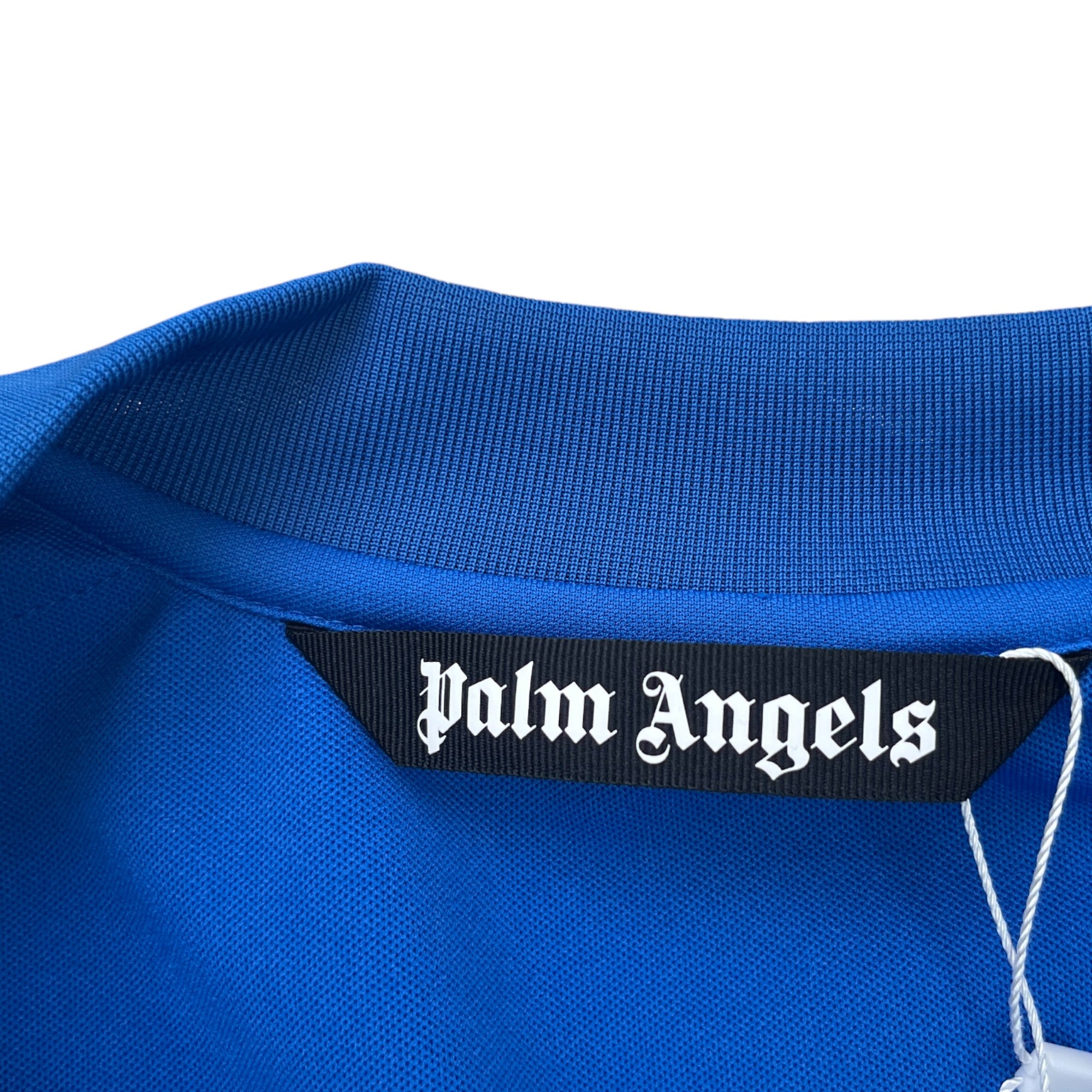 Men's Logo Print Track Jacket Blue Size S