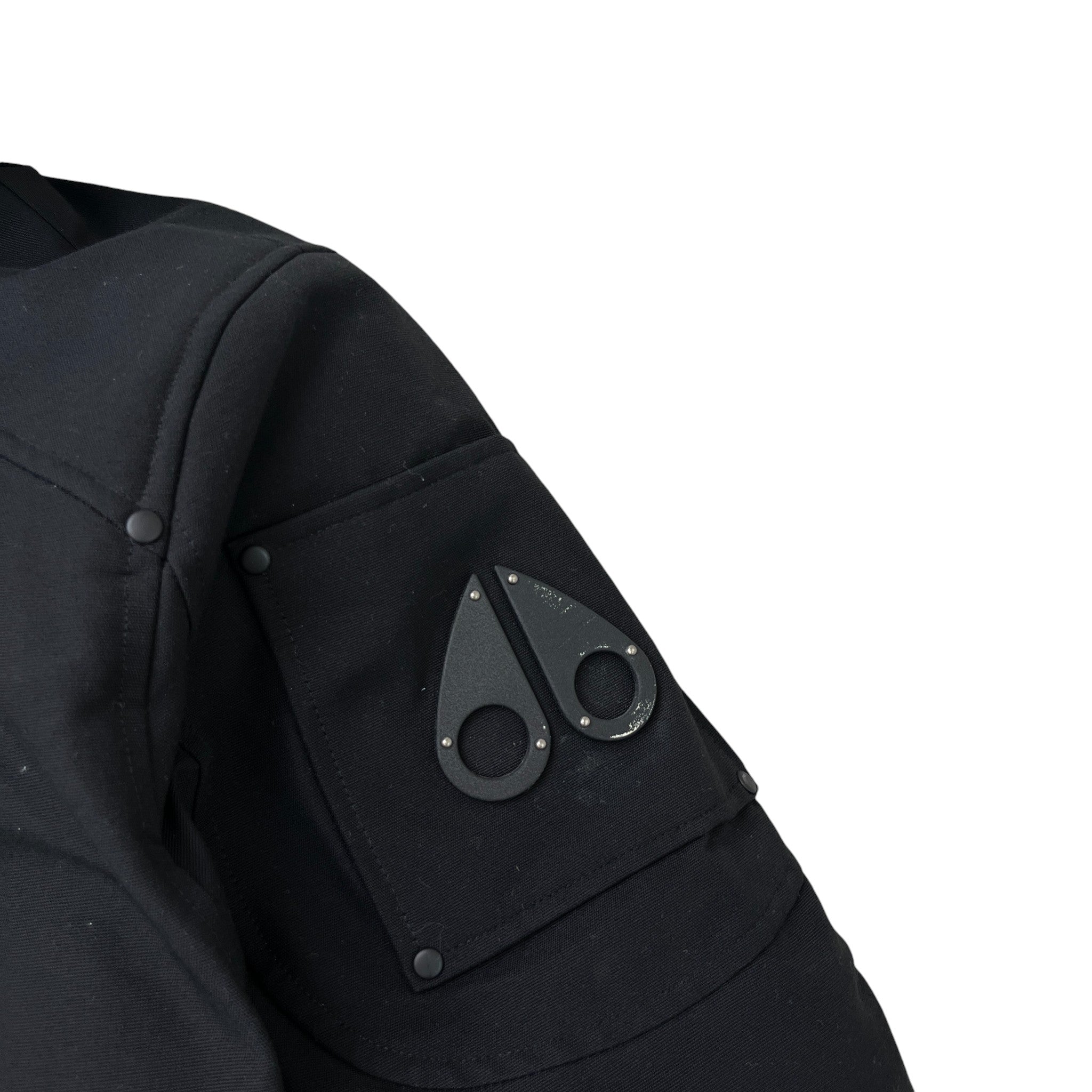 Men's Ballistic Bomber Down Jacket Black Size M