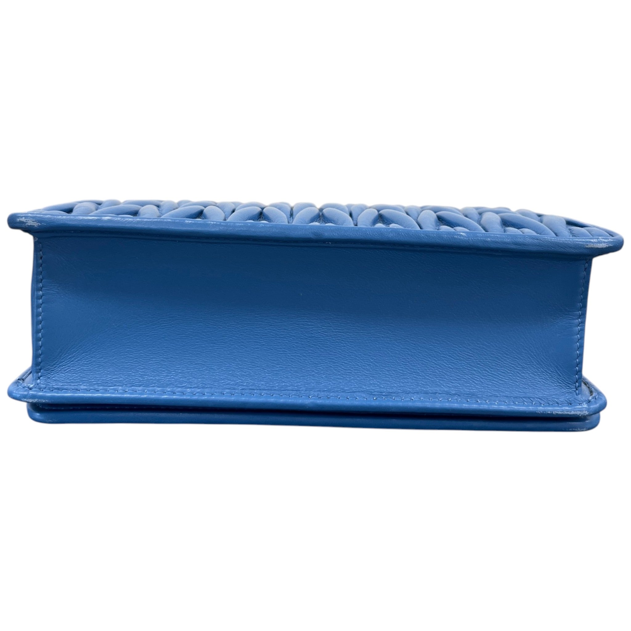 Women's Matelassé Crossbody Bag Blue
