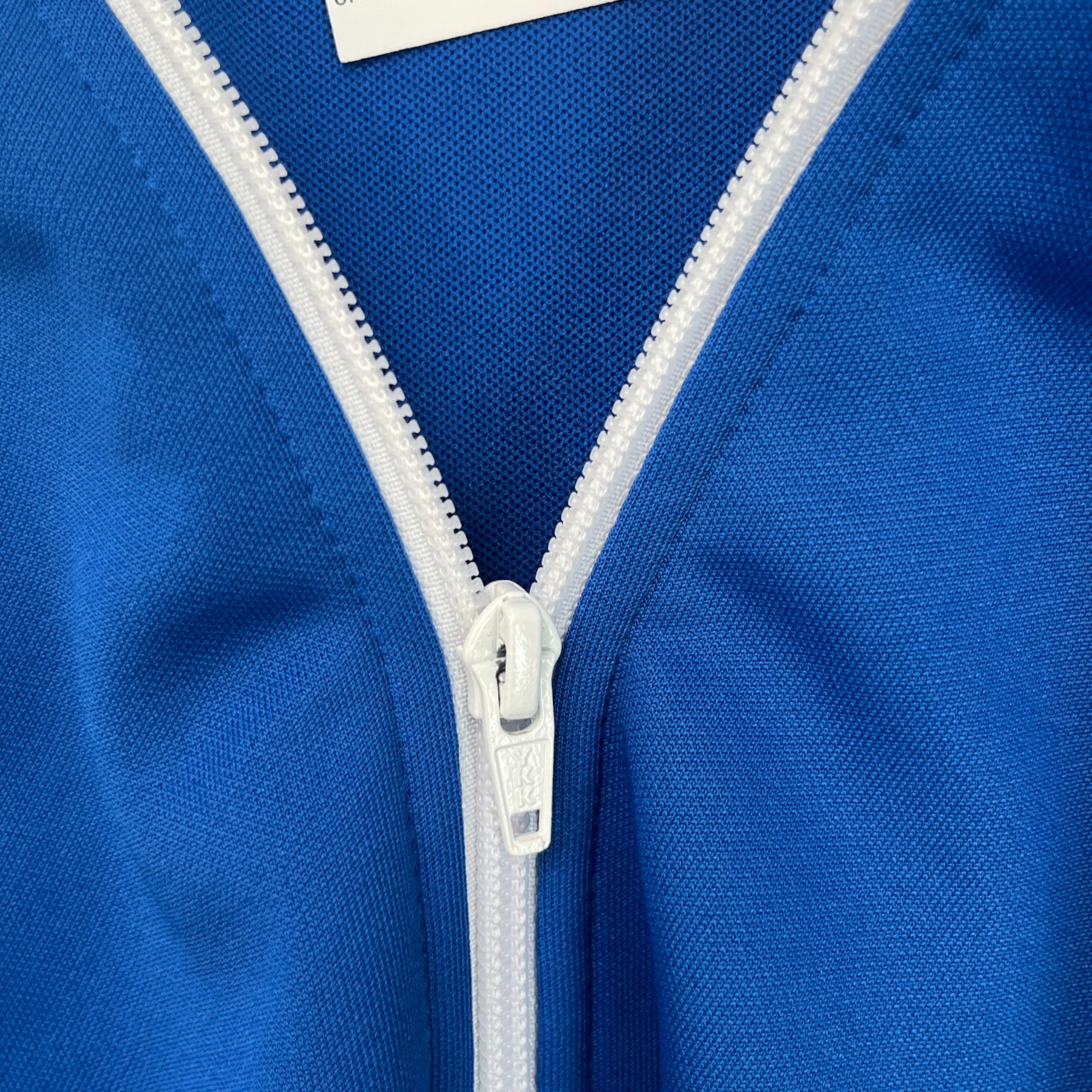 Men's Logo Print Track Jacket Blue Size S