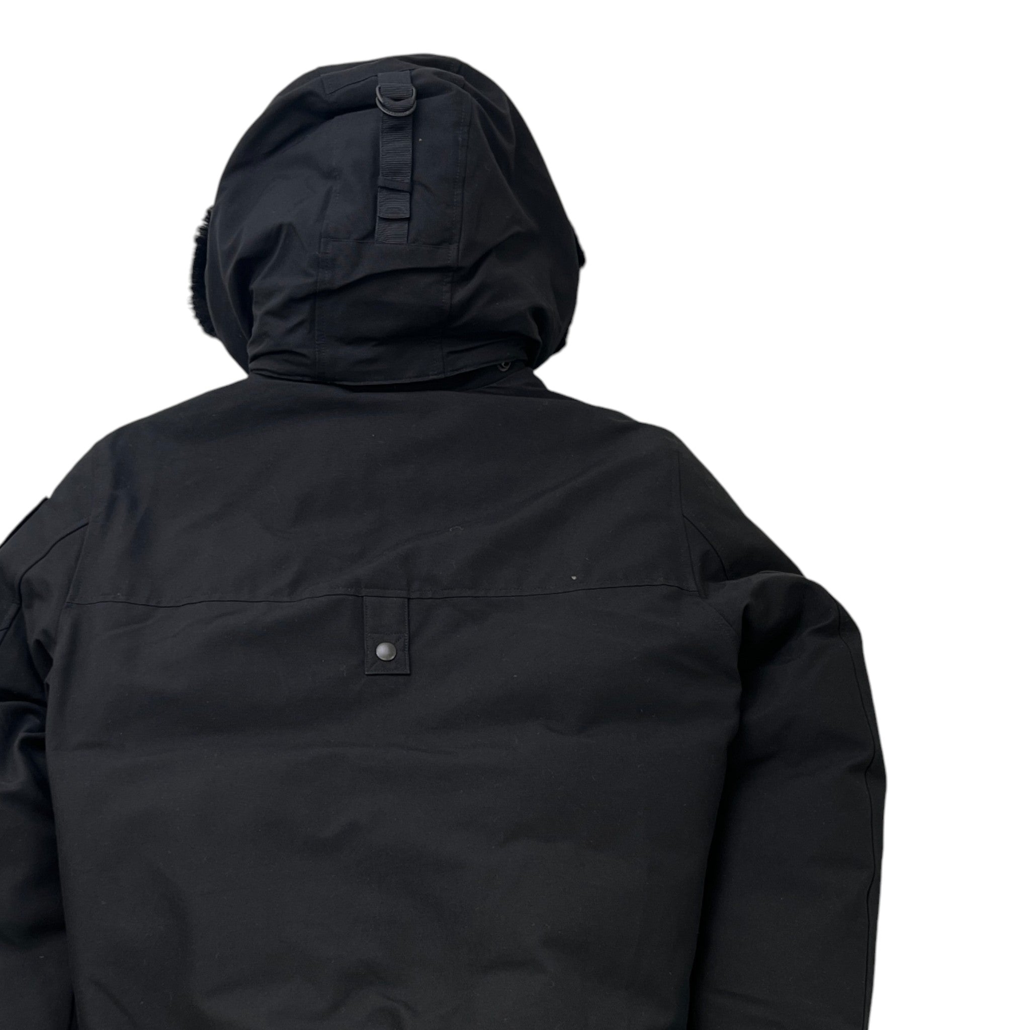 Men's Ballistic Bomber Down Jacket Black Size M